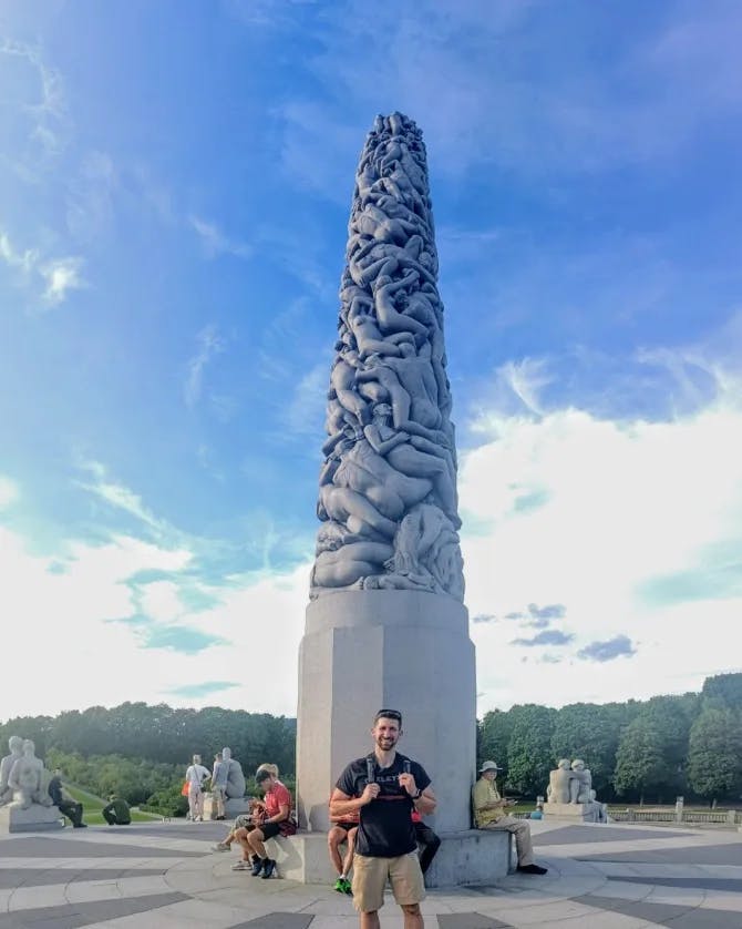 The Monolith, Gustav Vigeland Sculptures, Frogner Park, Oslo, Norway