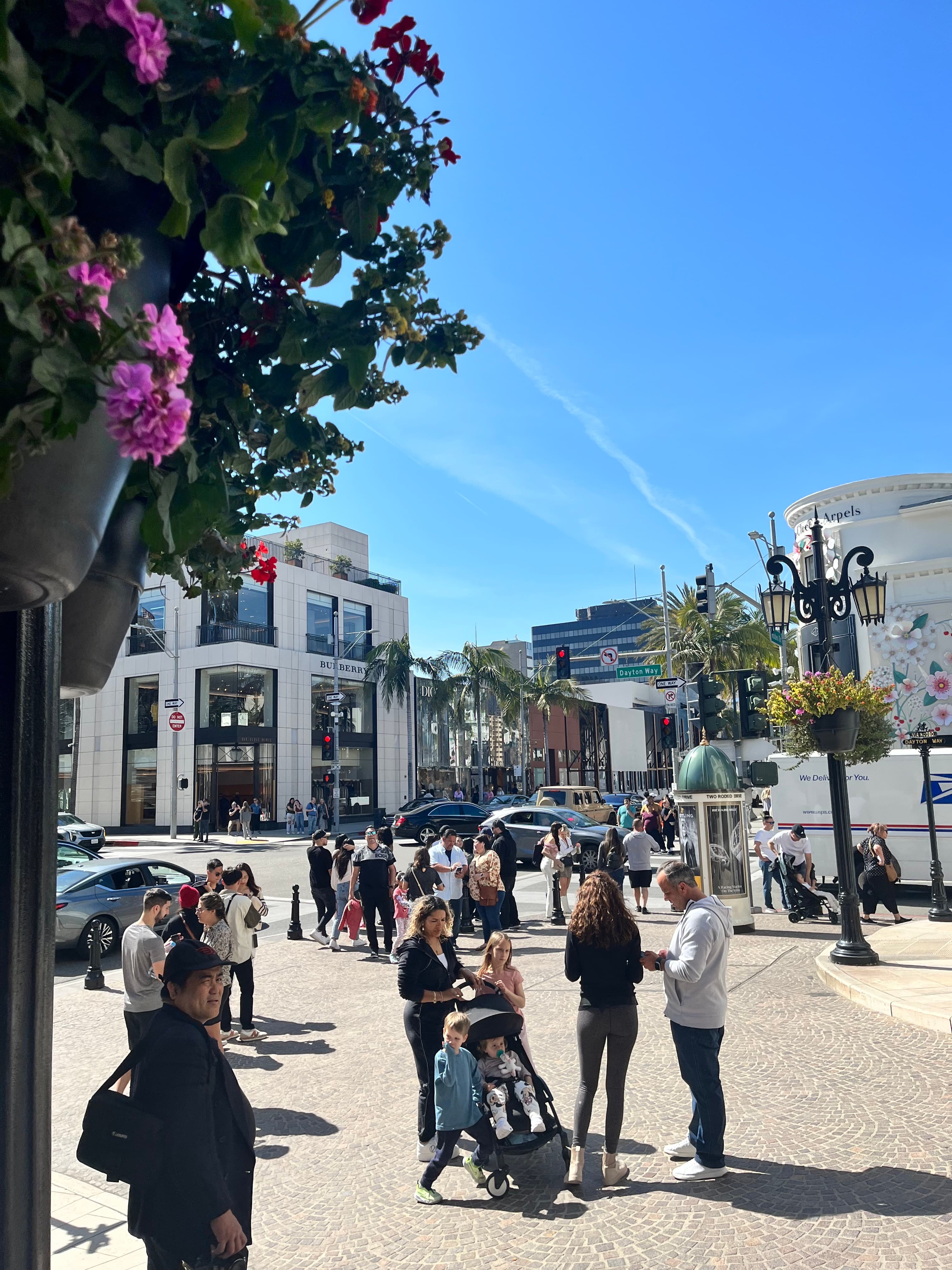 Group of people standing on roadside