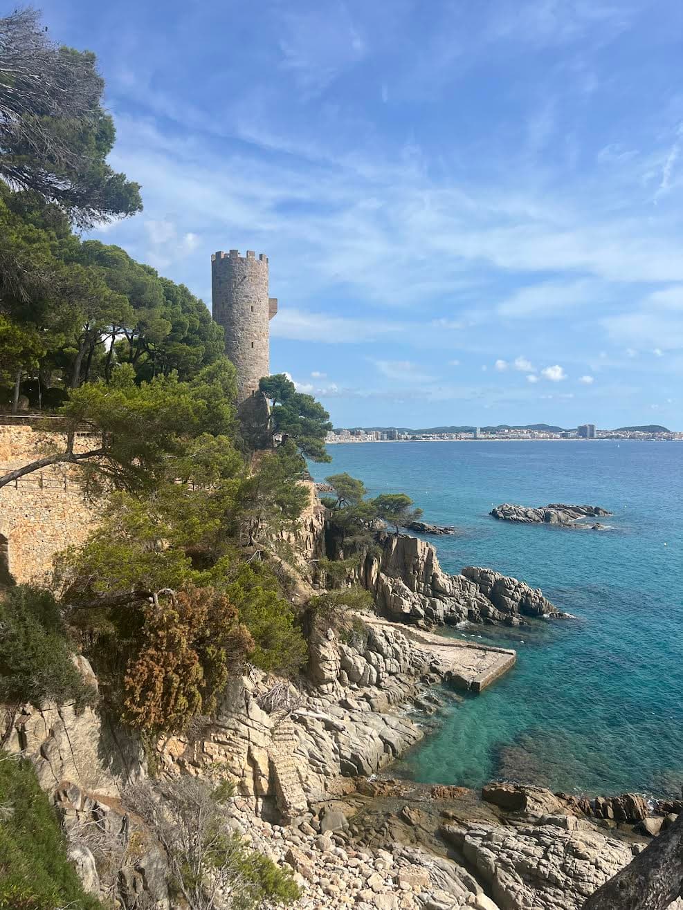 view of the ocean line