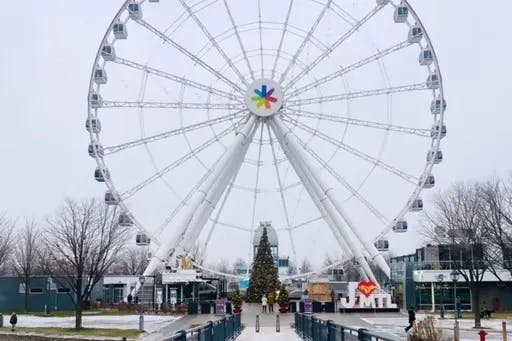 Ferris wheel in Montreal