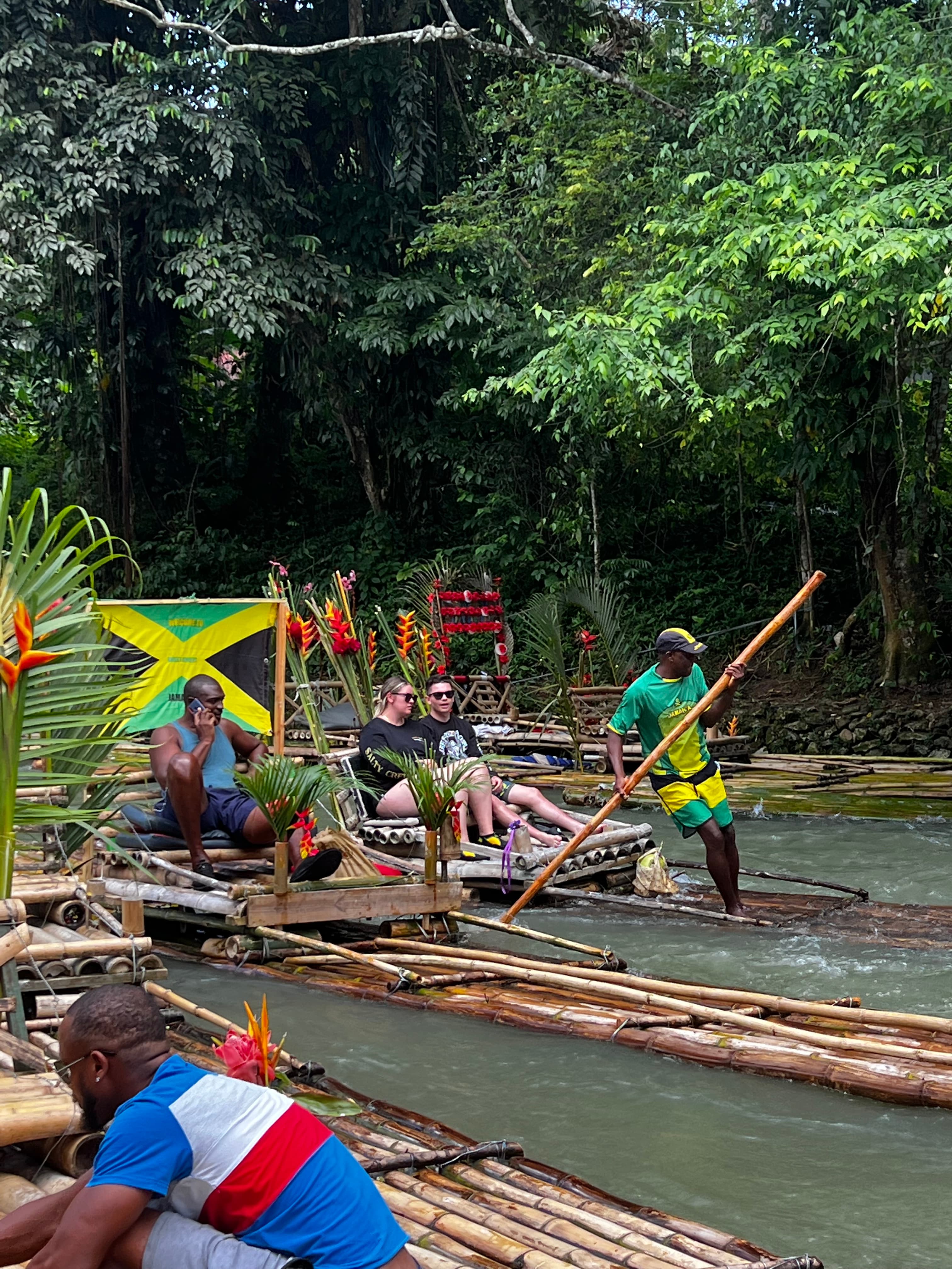 River rafting in Jamaica