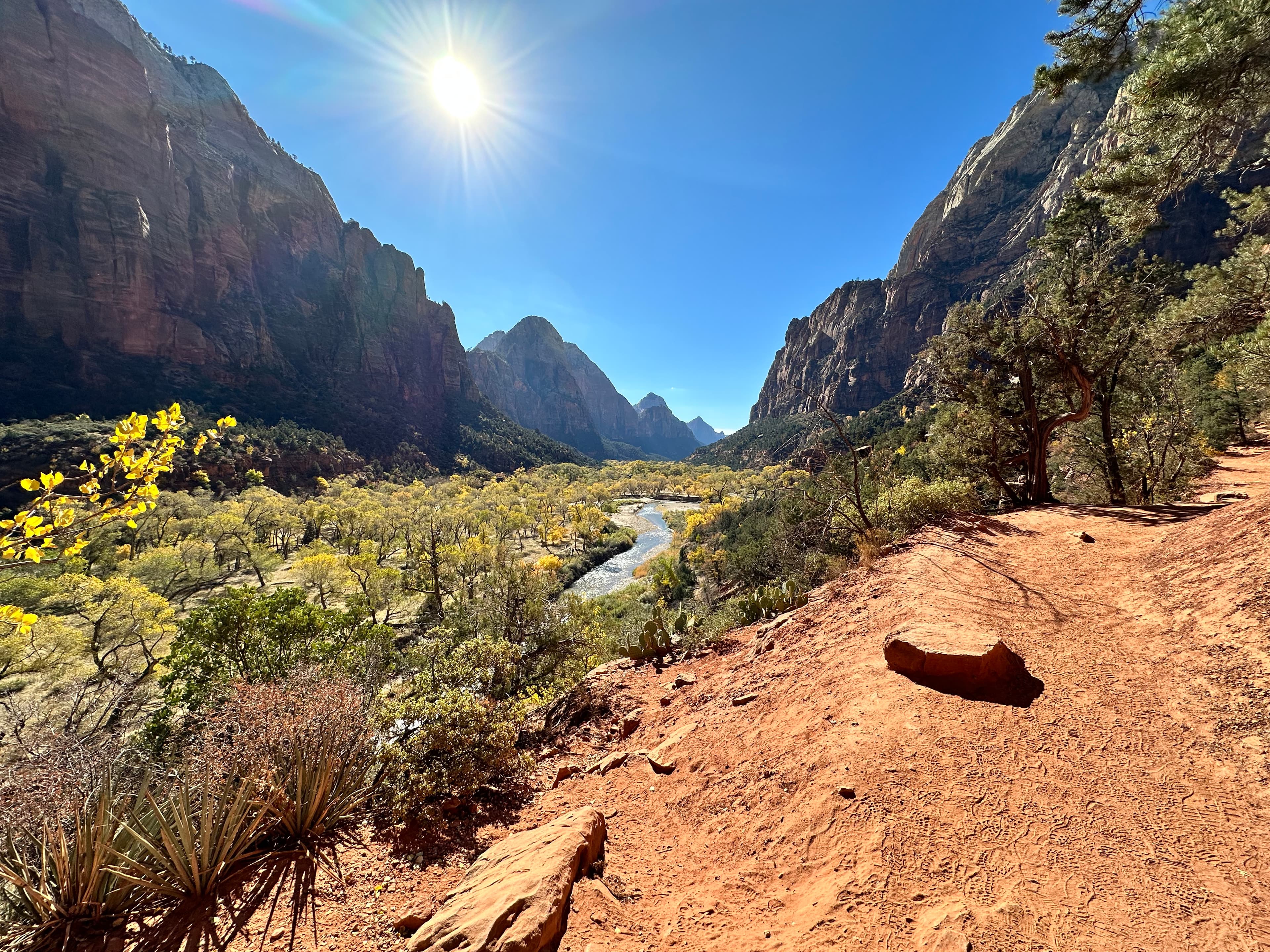 A beautiful picture of sunny day in valley