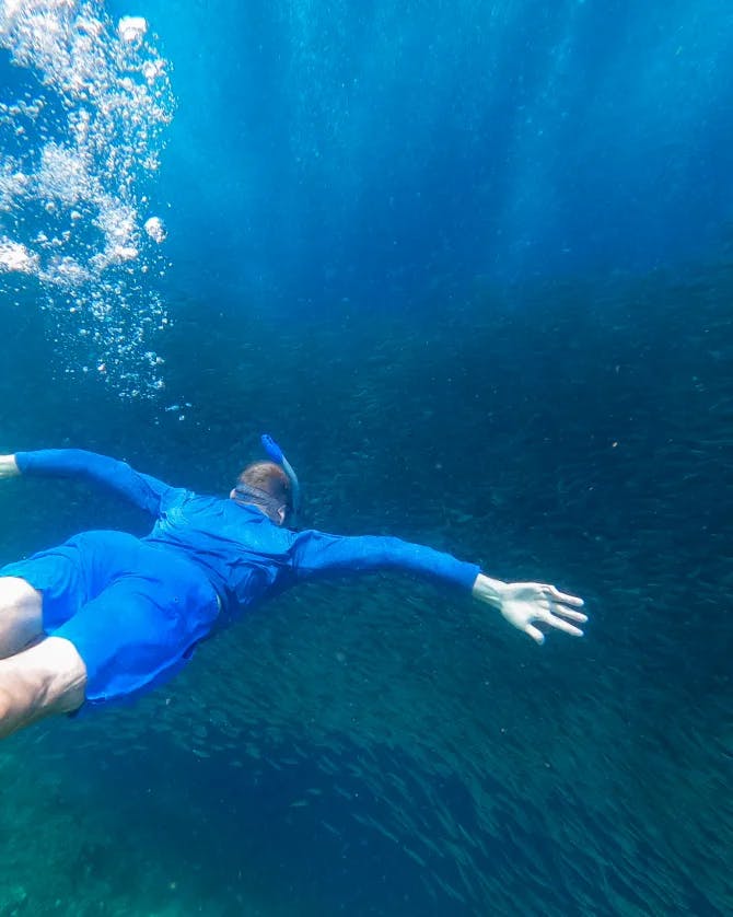 Deep sea diving experience
