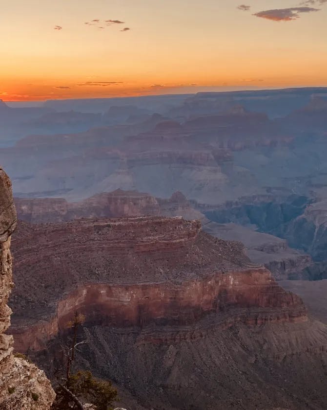 Picture of Grand Canyon National Park at sunset