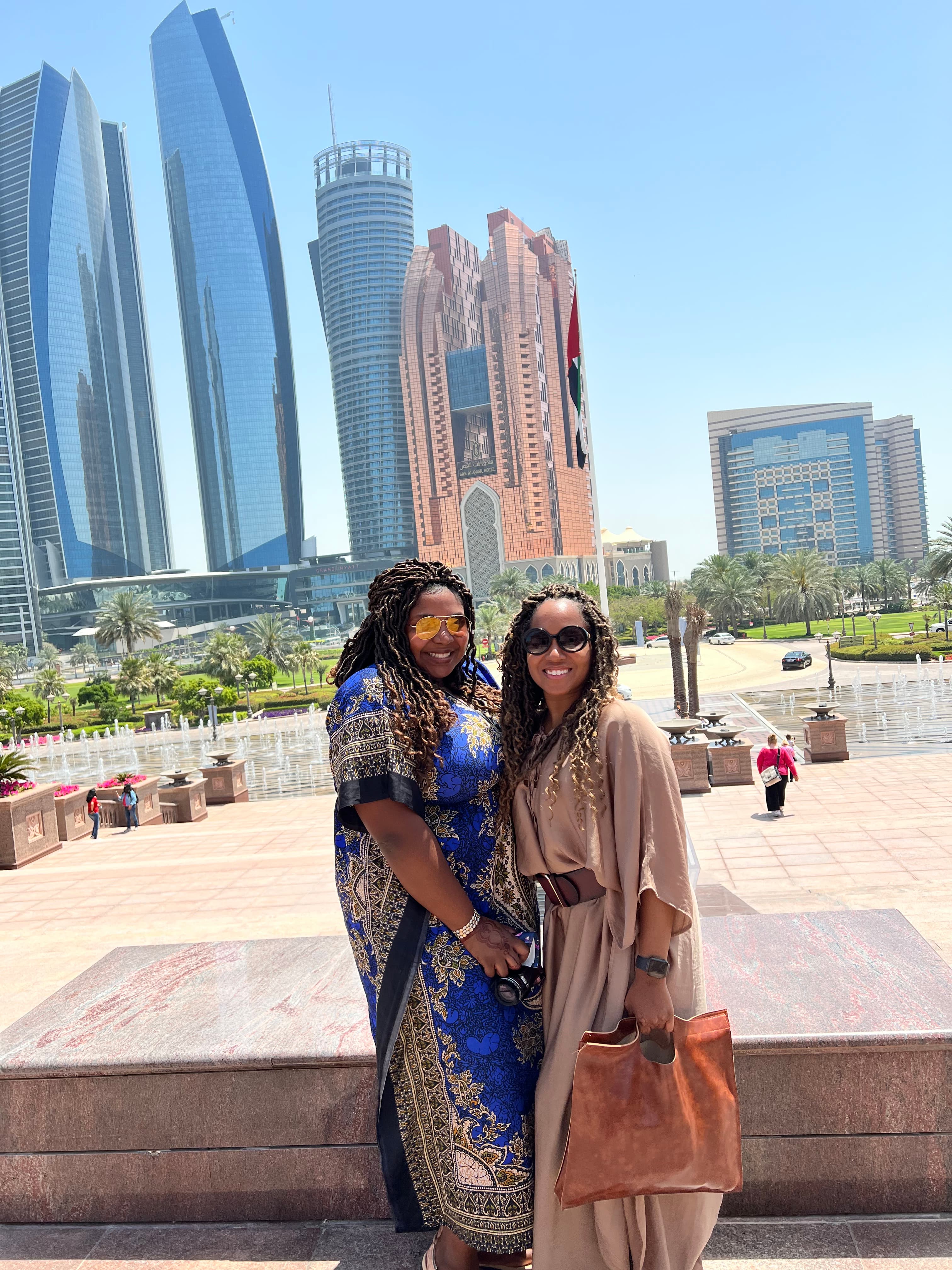 A picture of Tysheda with friend in Dubai