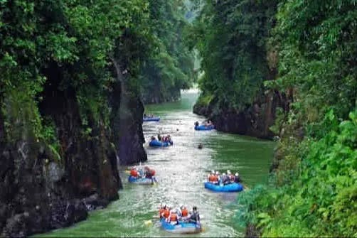 White water rafting is an adventure to experience in Costa Rica.