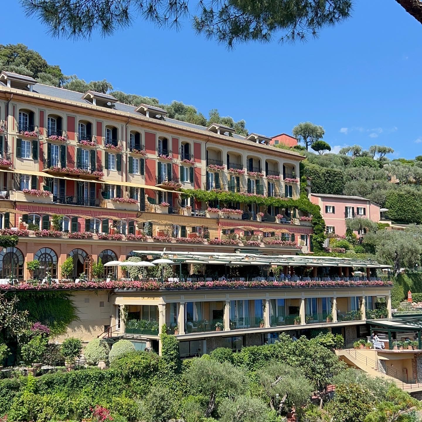 Spectacular view of the hotel