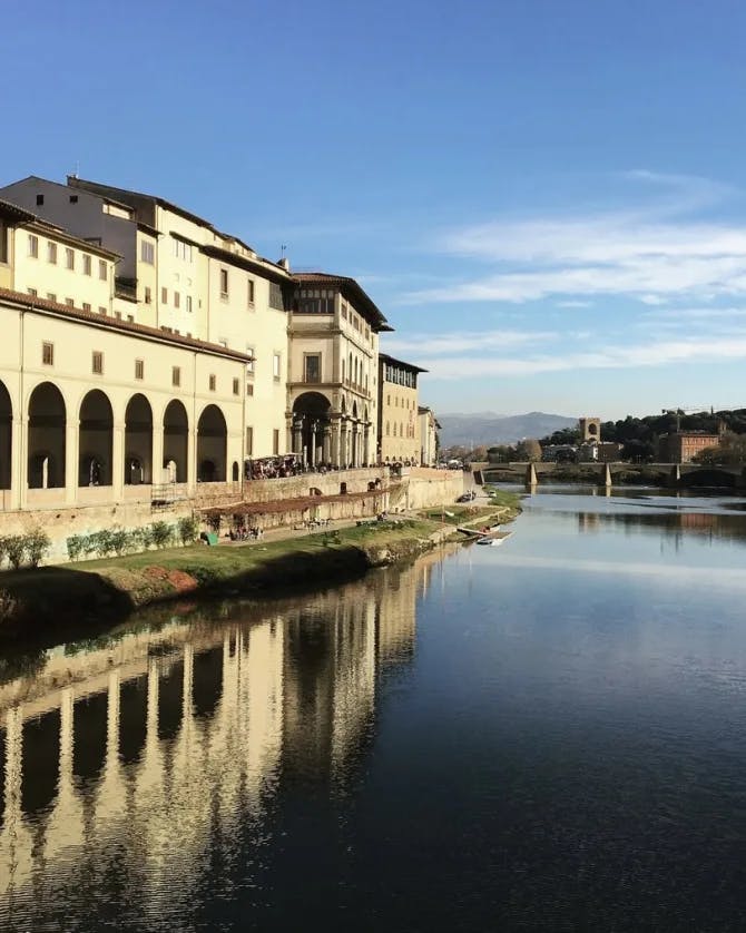 View of a river in Florence