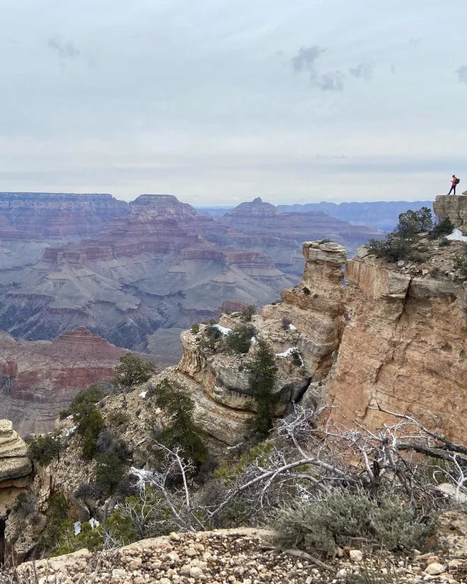 A view of the Grand Canyon National Park at daytime.