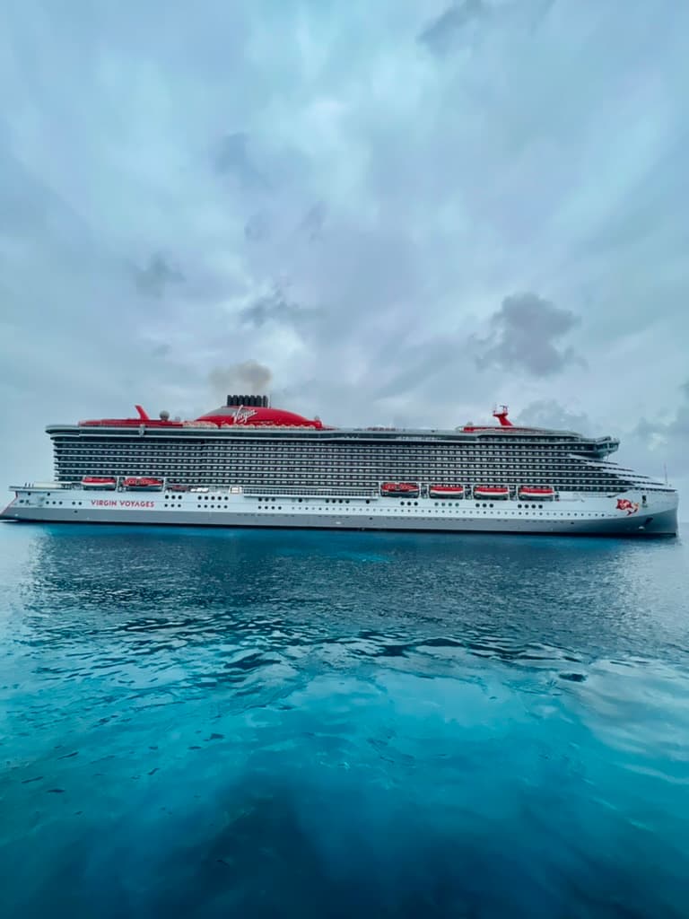 View of ship and sea
