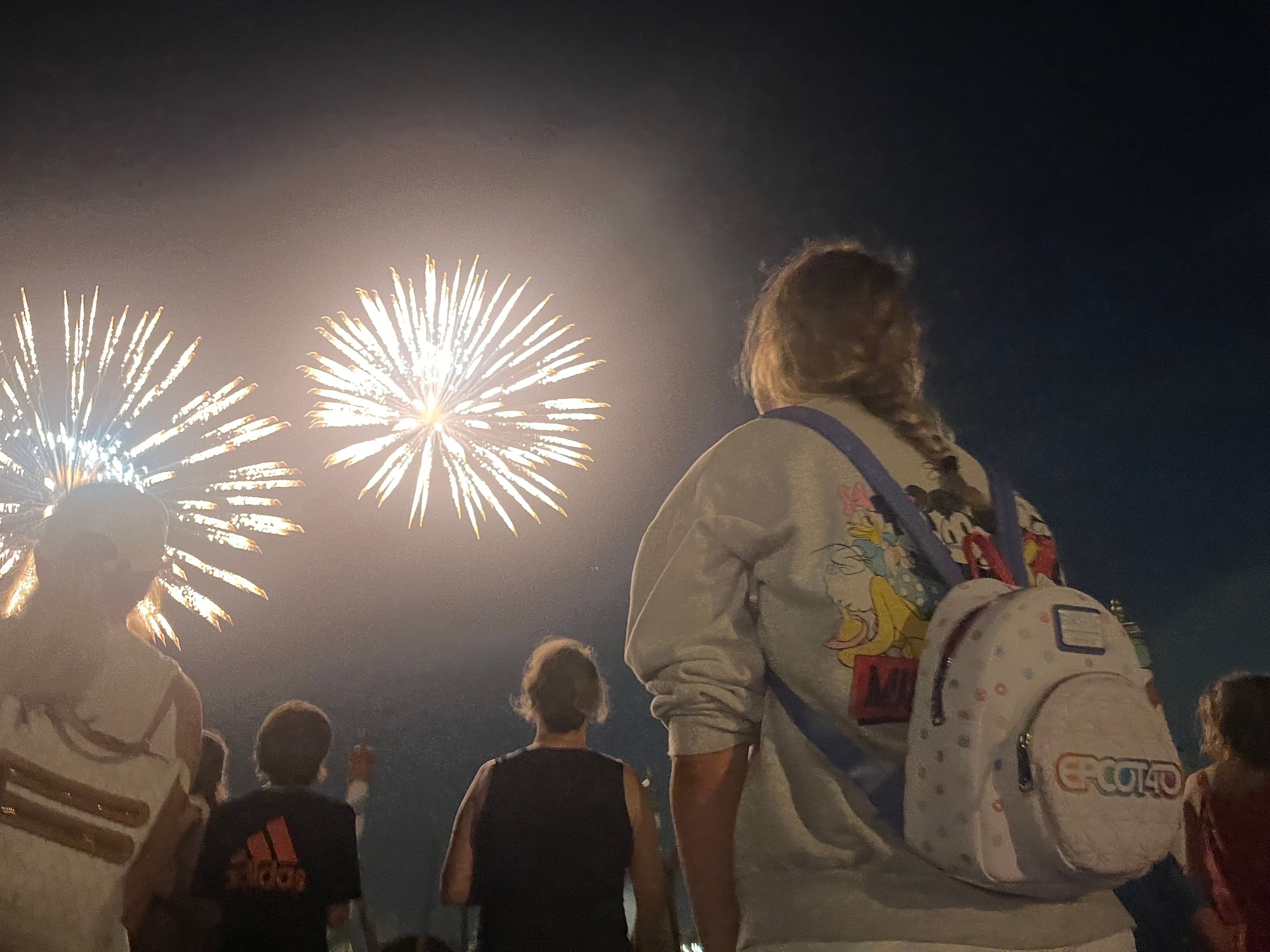 Beautiful view of fireworks