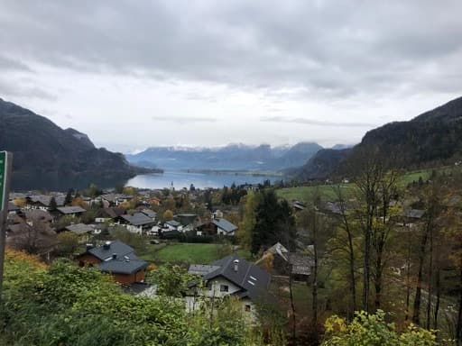 Beautiful valley and lake view