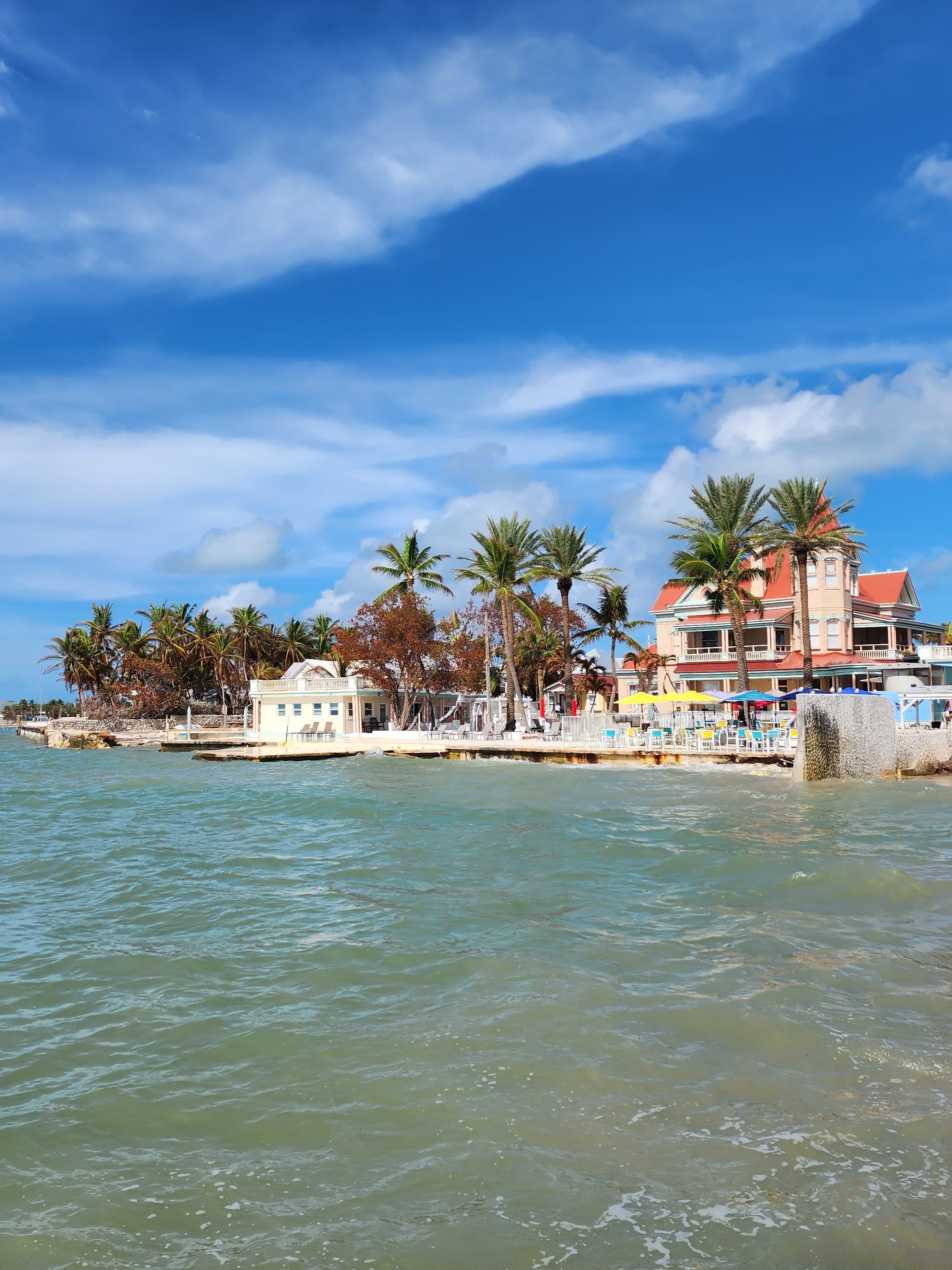 View of a beach resort