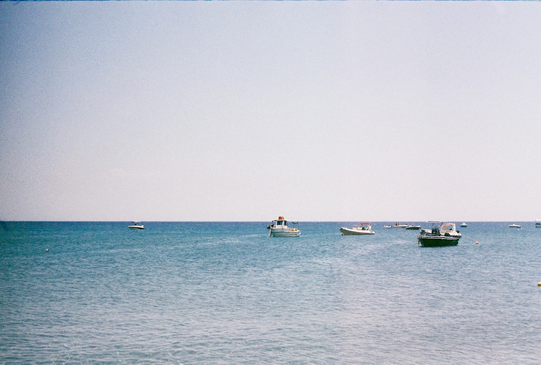 Boats on sea.
