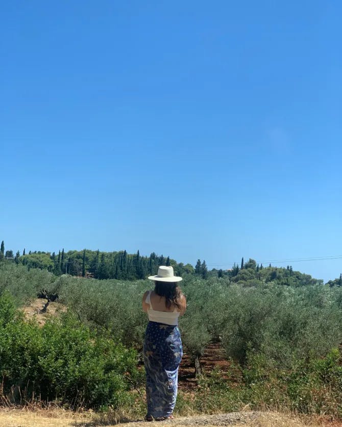 Picture of Nora in Italy