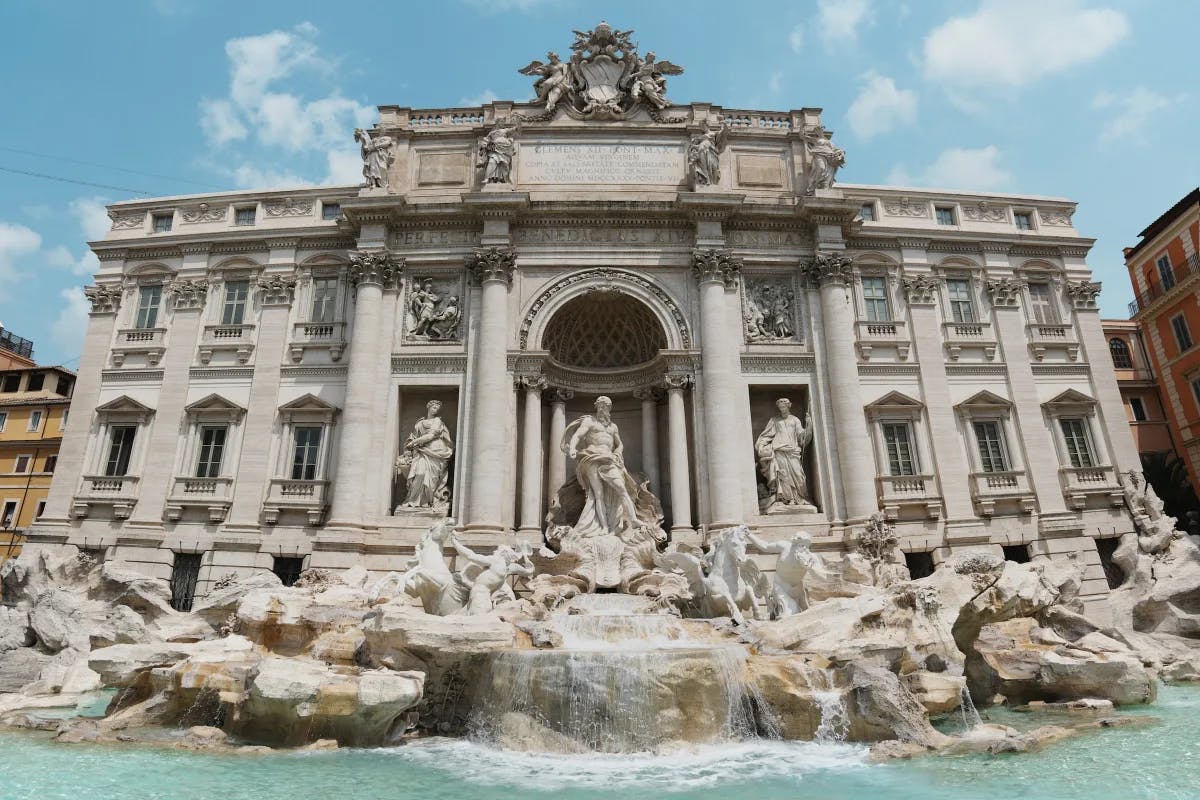 The Trevi Fountain is a stunning Baroque masterpiece in Rome