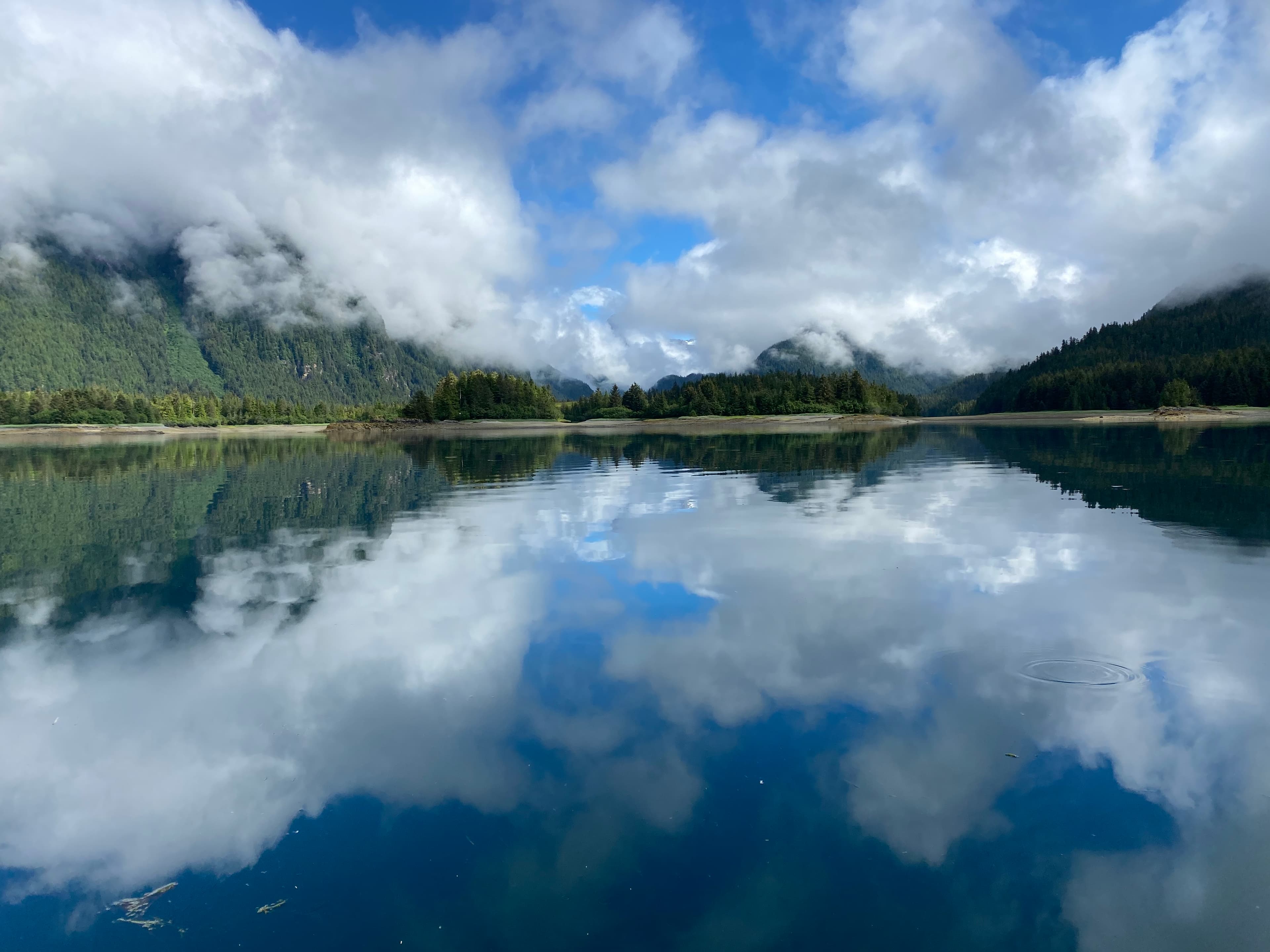 A beautiful view of lake
