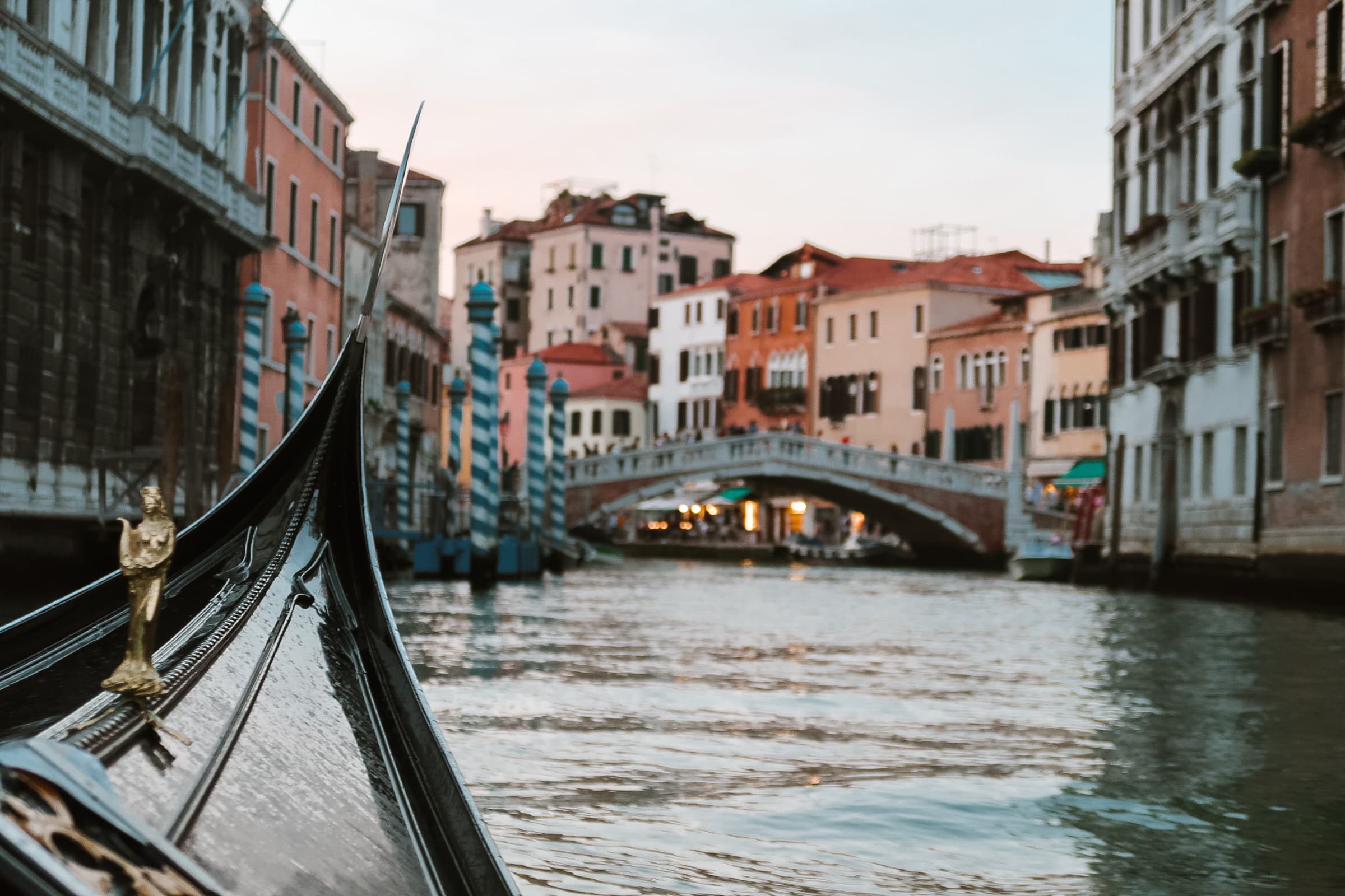 boat in the Venice river