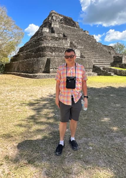 Travel advisor posing