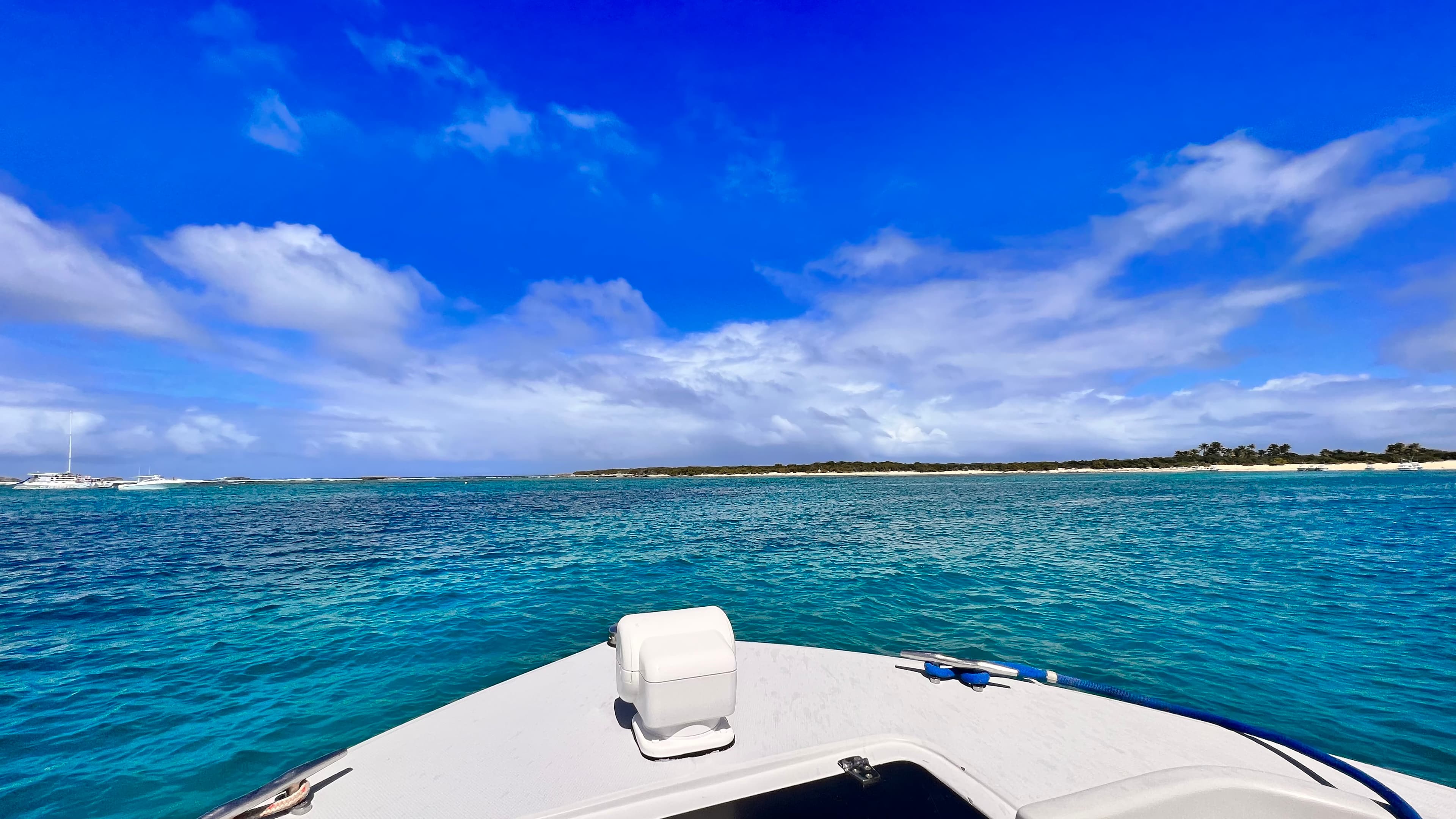 View of ocean from boat