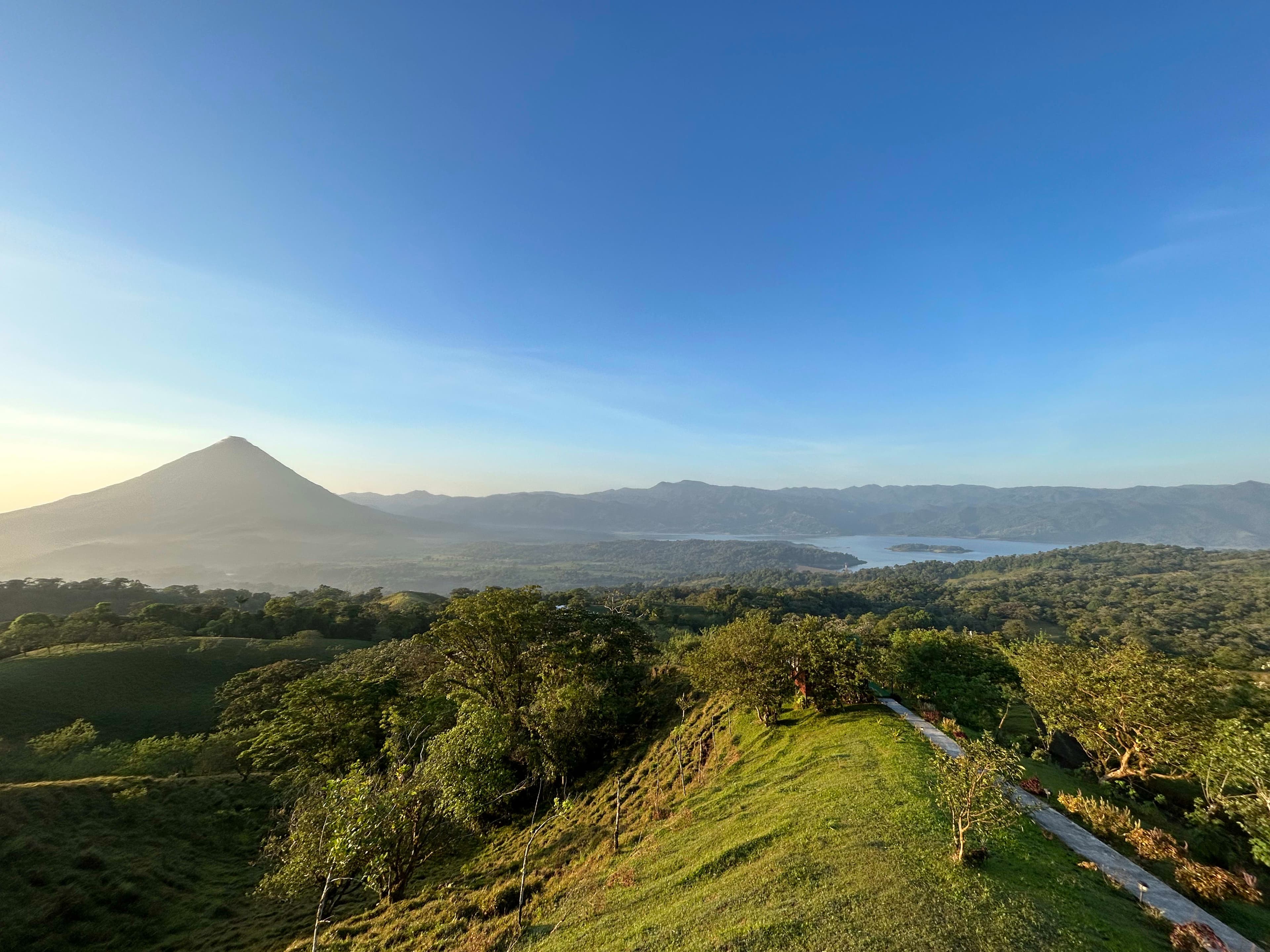 Beautiful view of the lake
