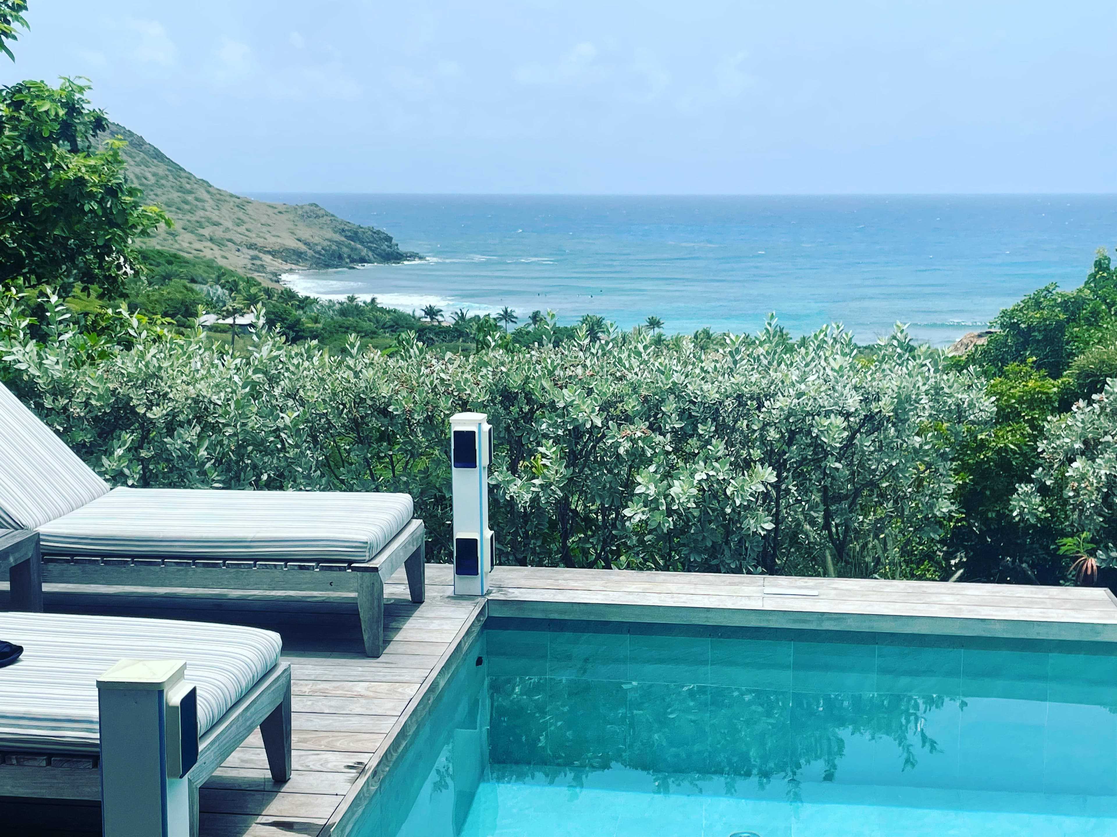 Beautiful view of sea from hotel