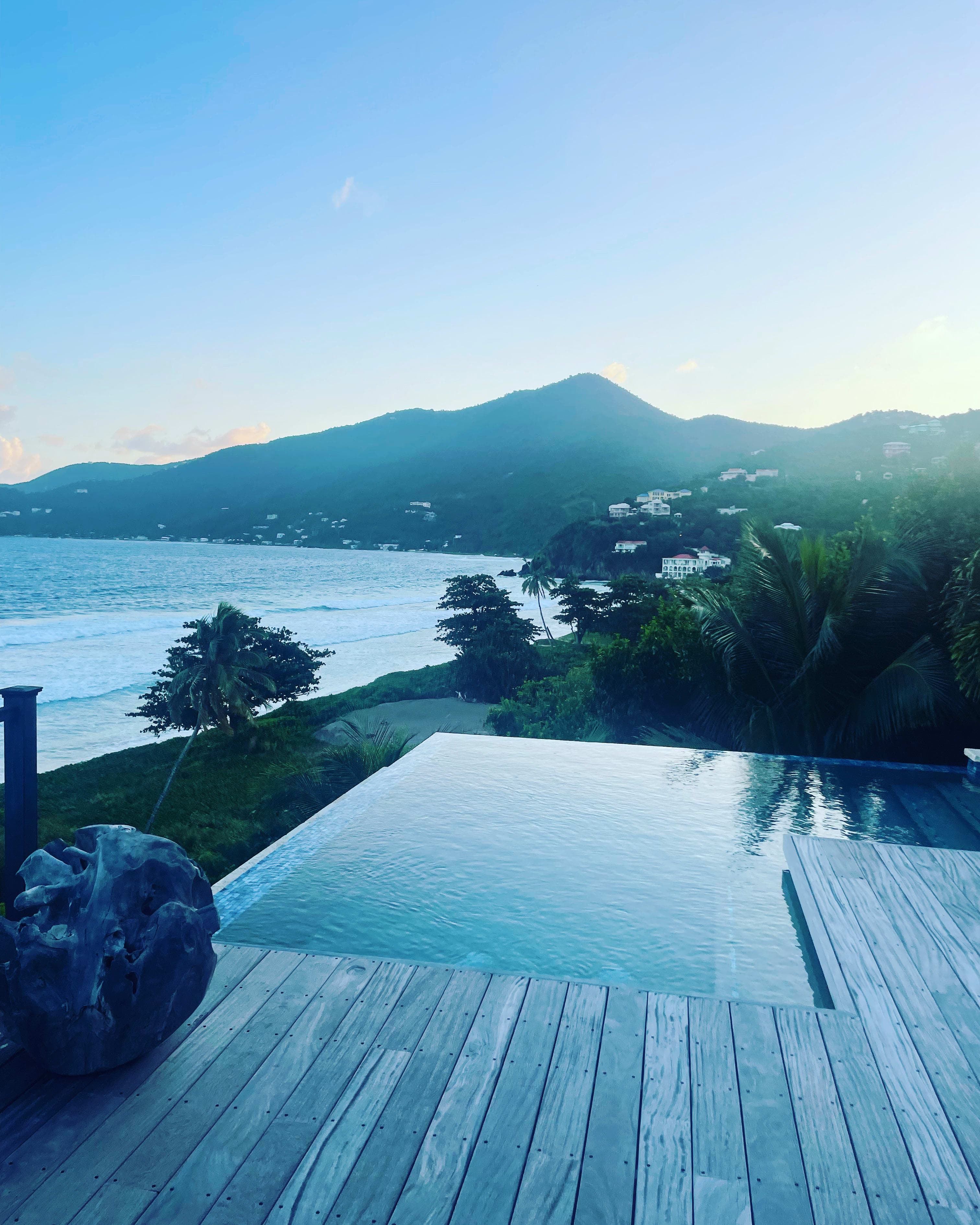 Beautiful view of oean from balcony