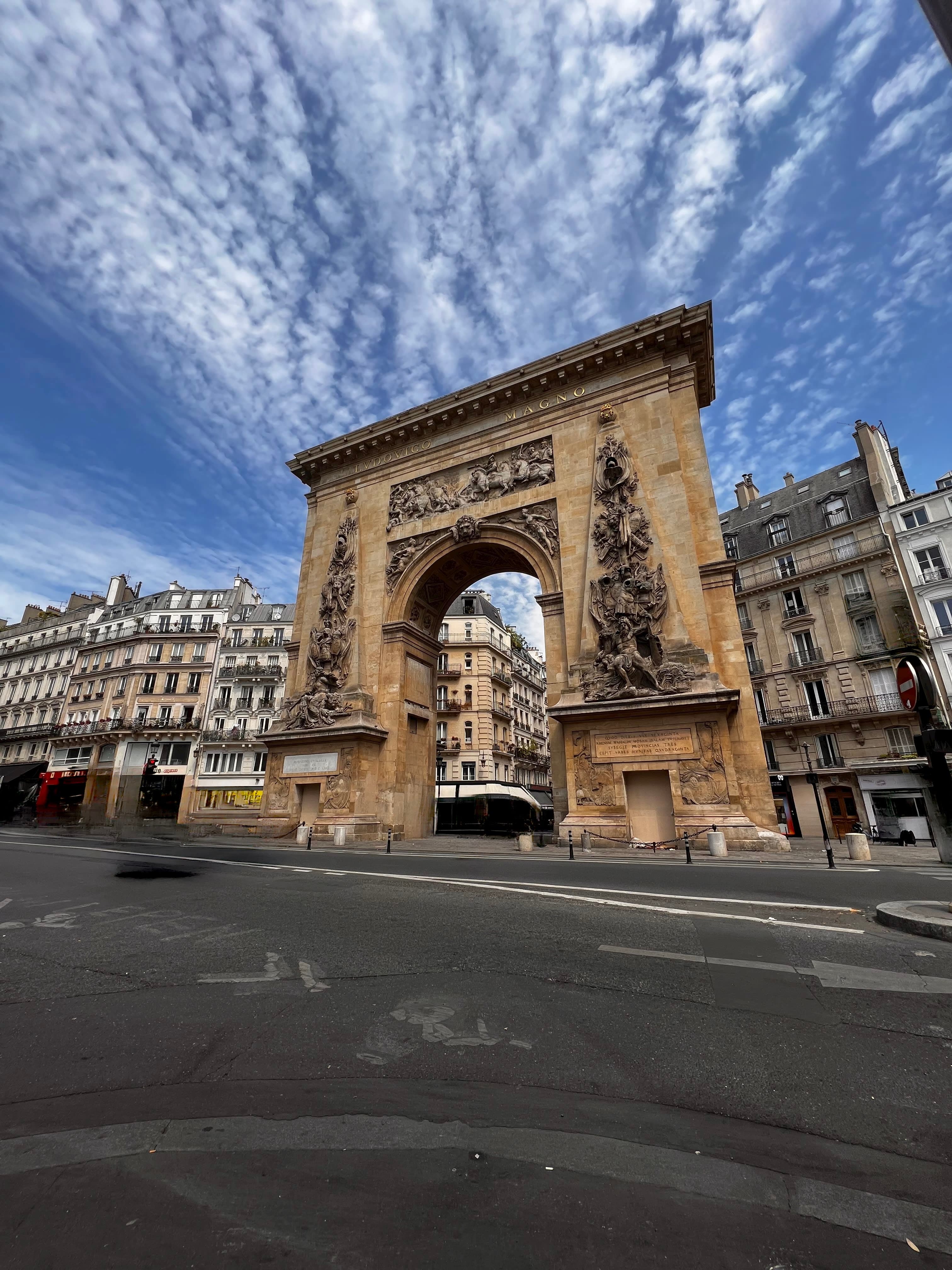View of Arc de Triomphe