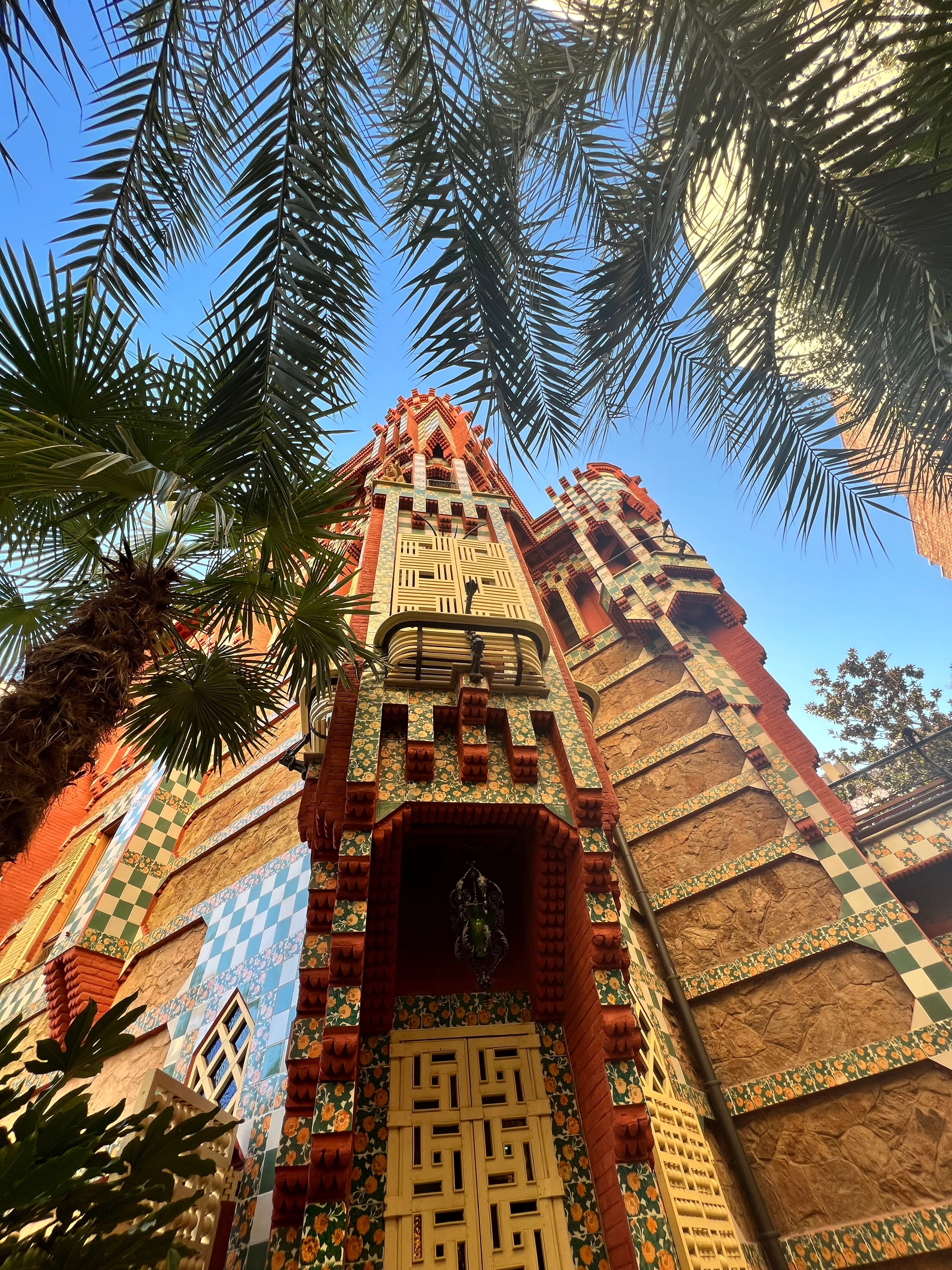 View of Casa Vicens Gaudí Museum