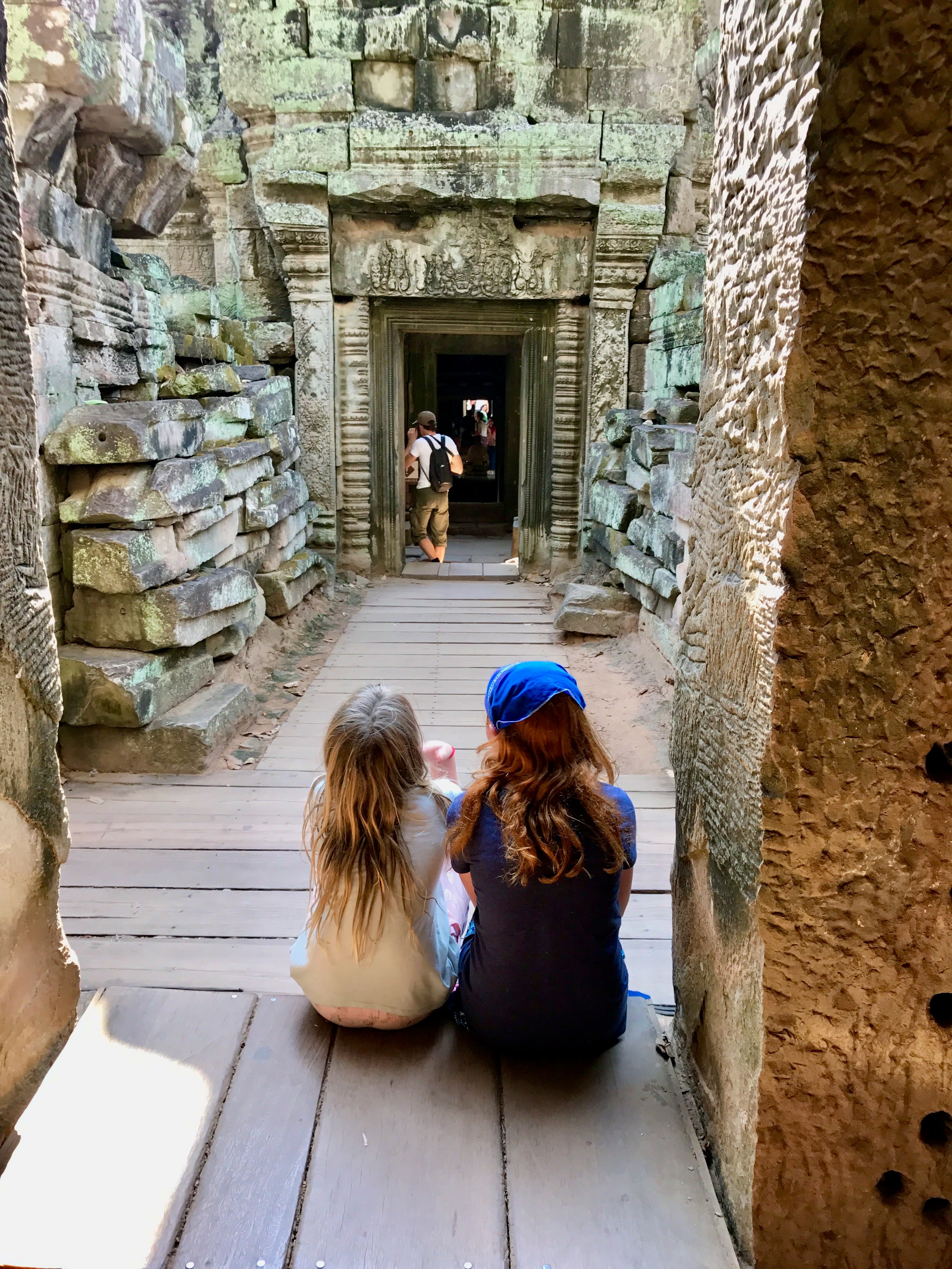 View of the Angkor Jungle Temples