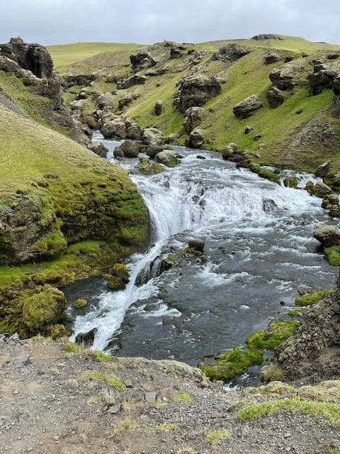 Beautiful view of a flowing river