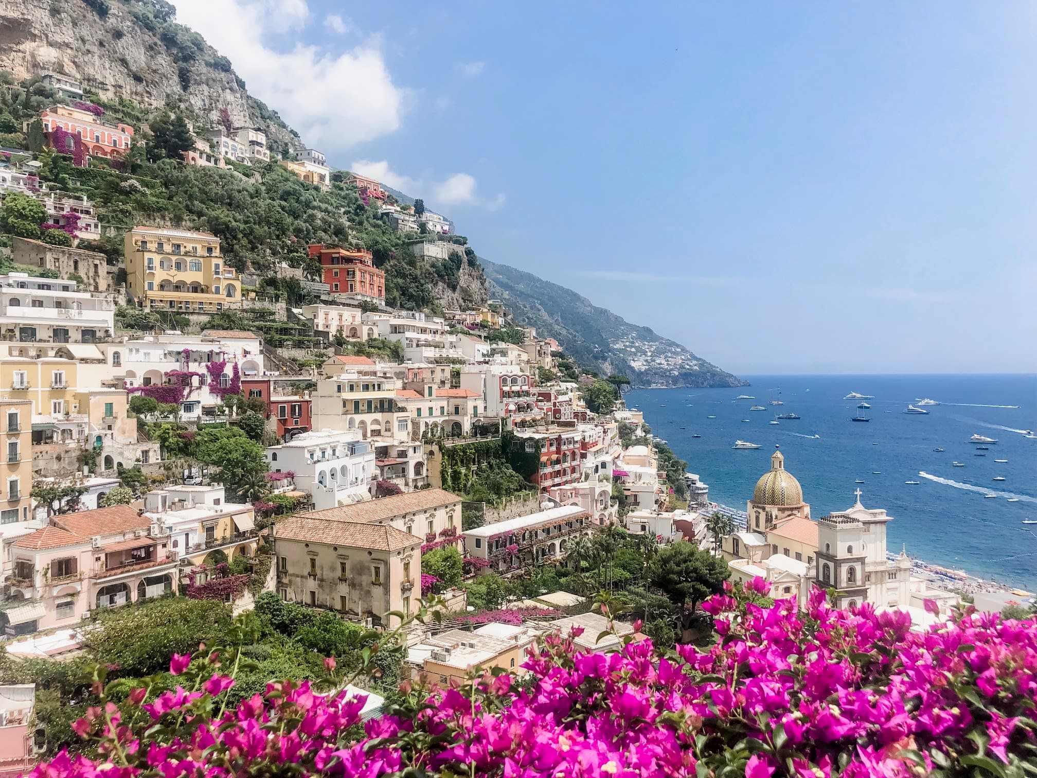 Beautiful view of Amalfi Coast