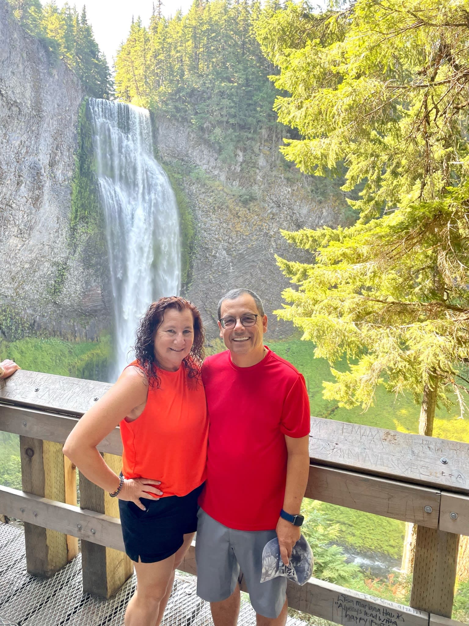 Picture of Paul at Salt Creek Falls