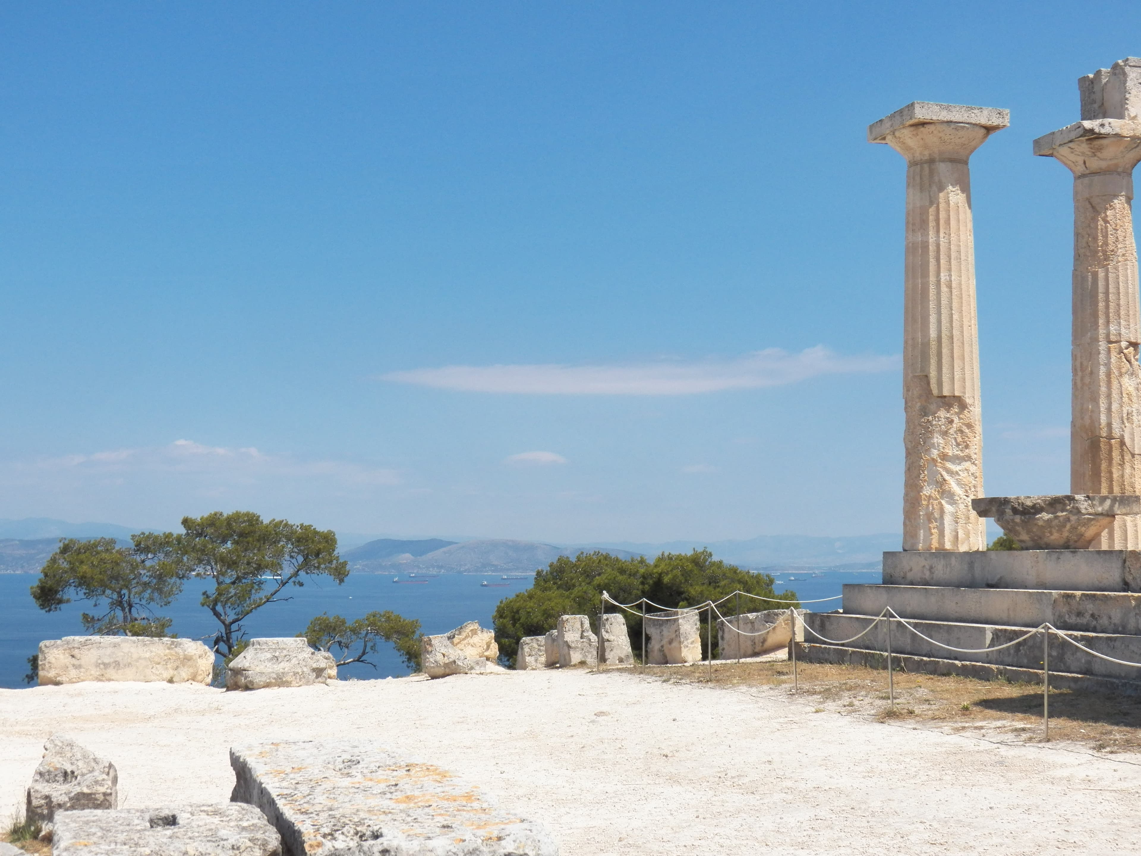 View of Temple of Aphaia