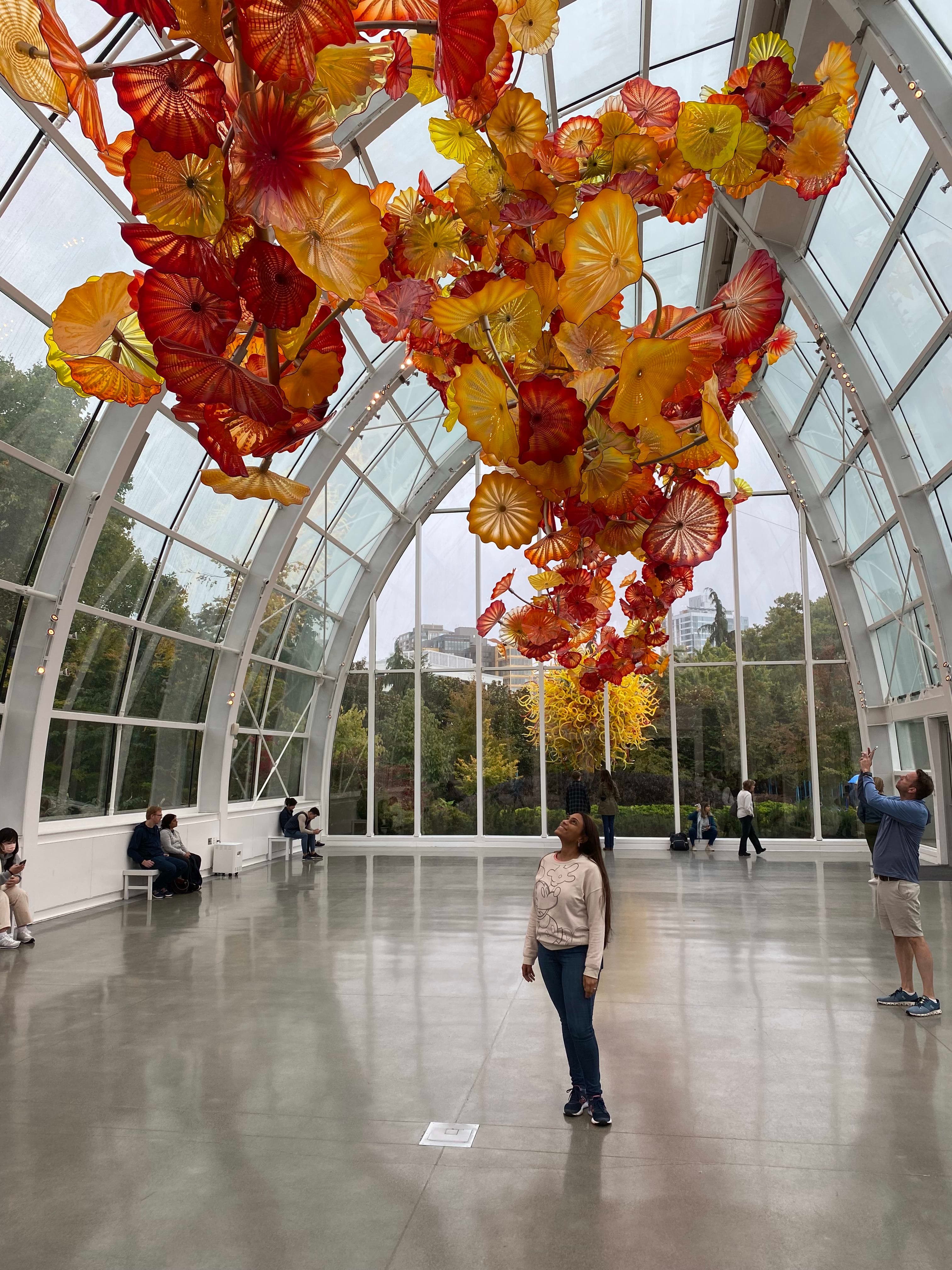 Beautiful glass flower art