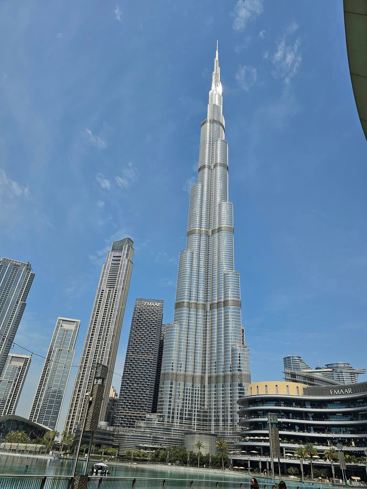 View of Burj Khalifa in Dubai