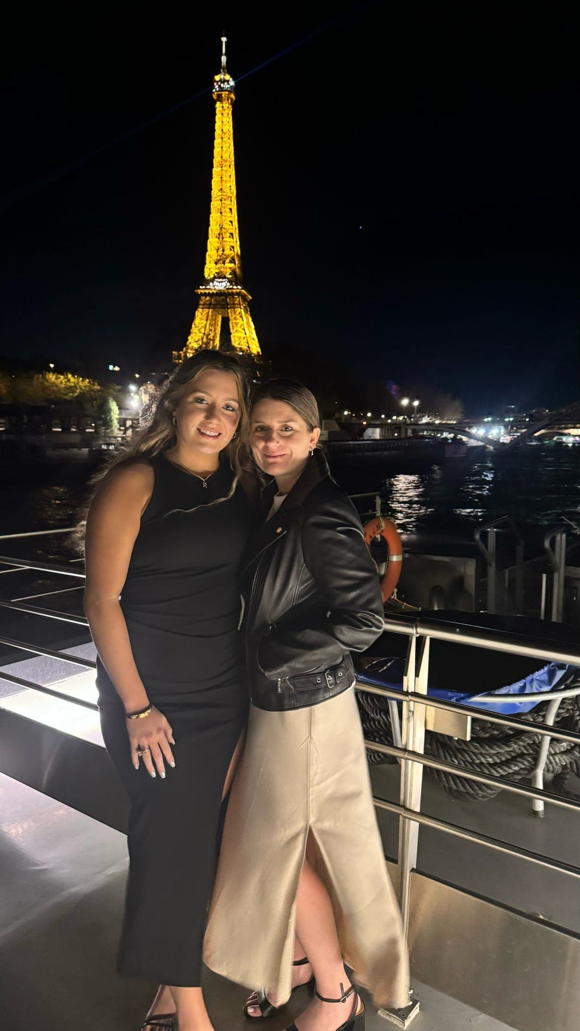 Picture of Libby with Eiffle tower in view