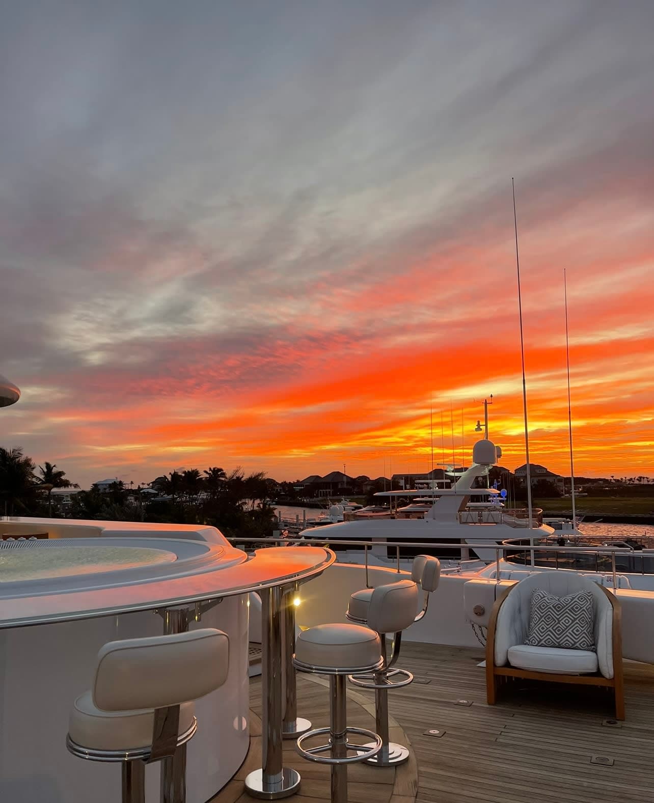 Beautiful view of sunset