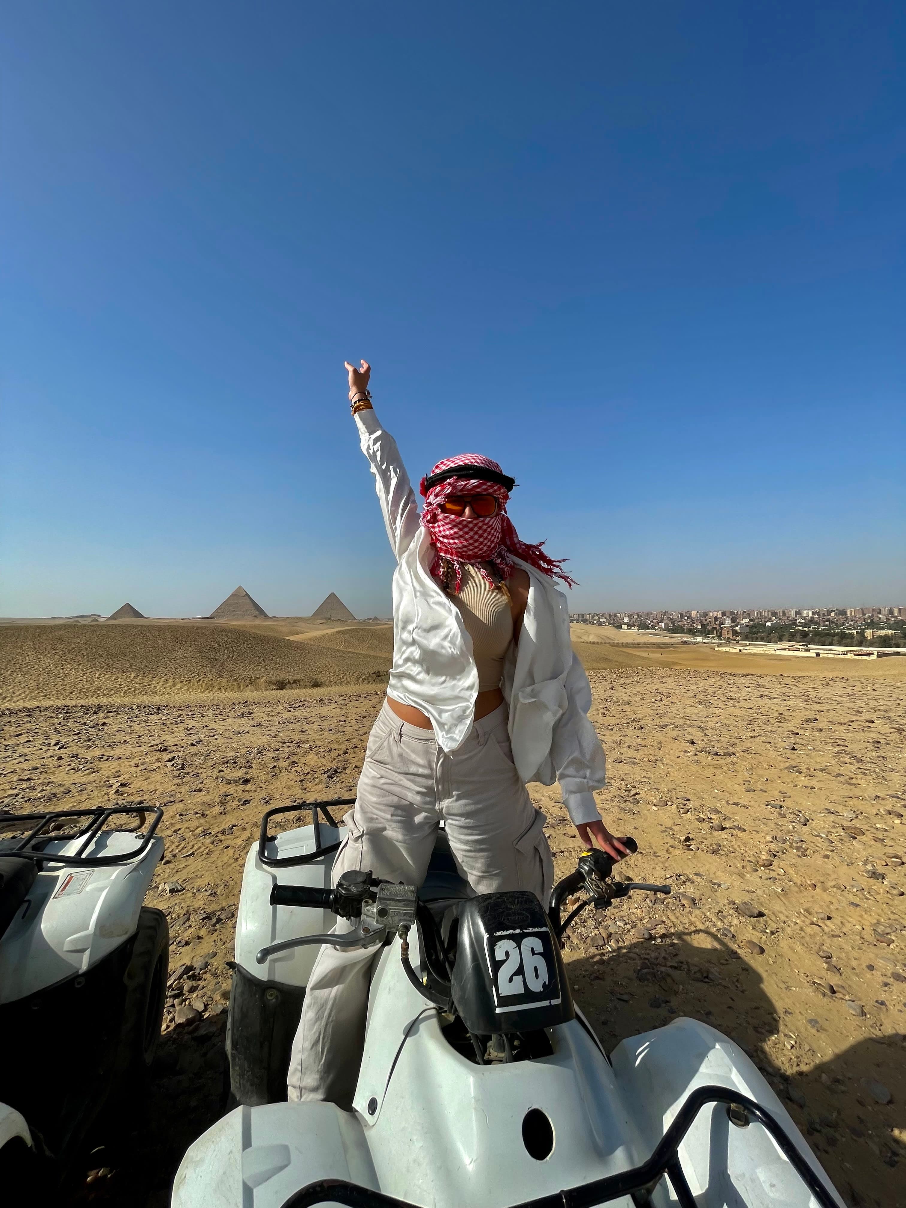 Picture of Cali on Quad bike