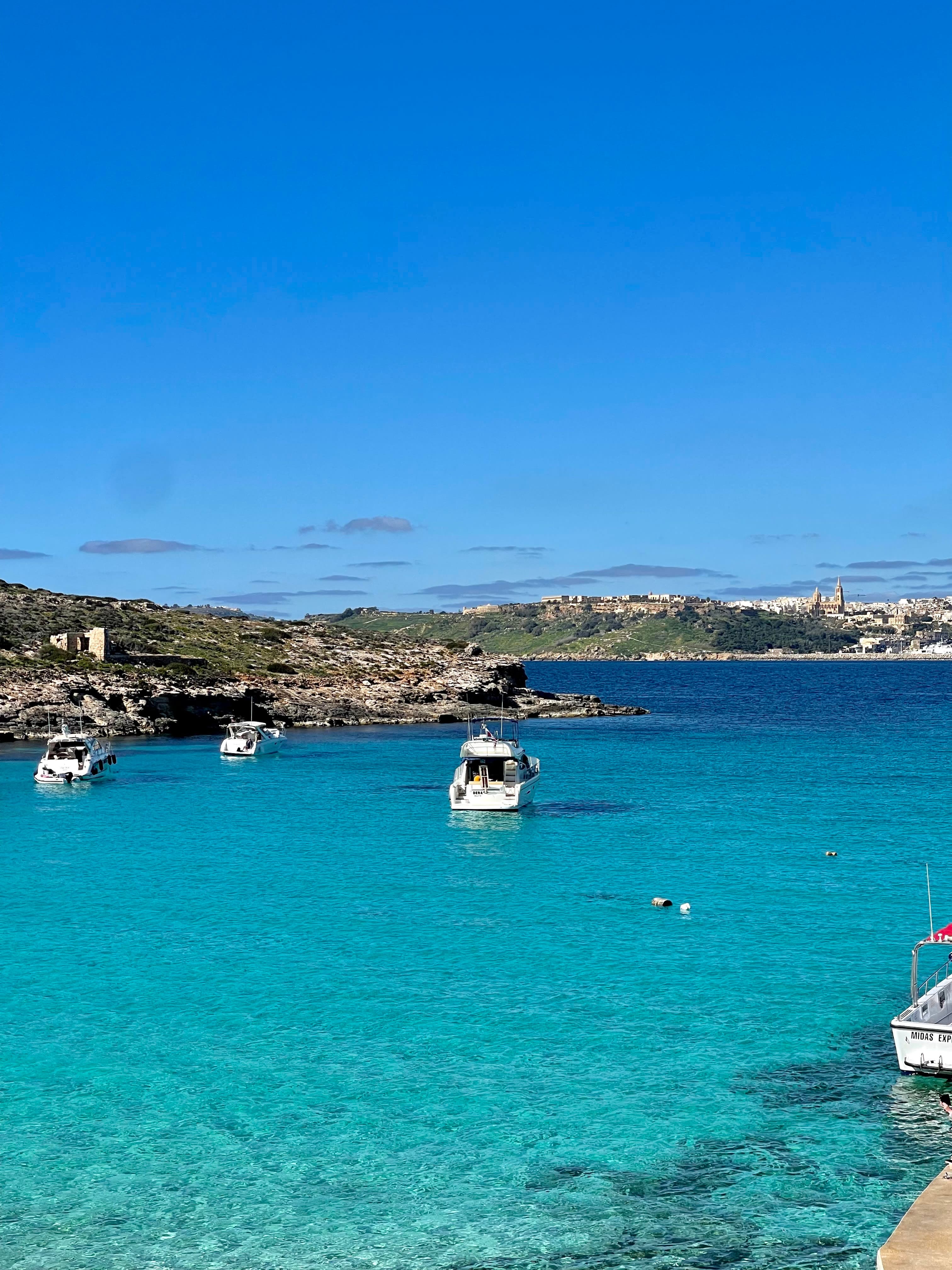 Beautiful view of Blue Lagoon Malta