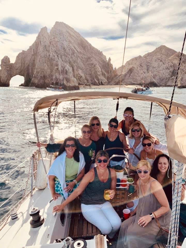 Picture of Marianne in Yacht with friends