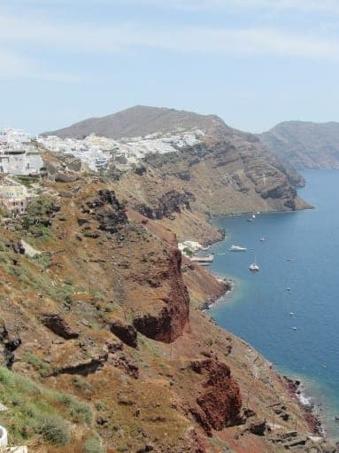 Beautiful view of the Greece coast