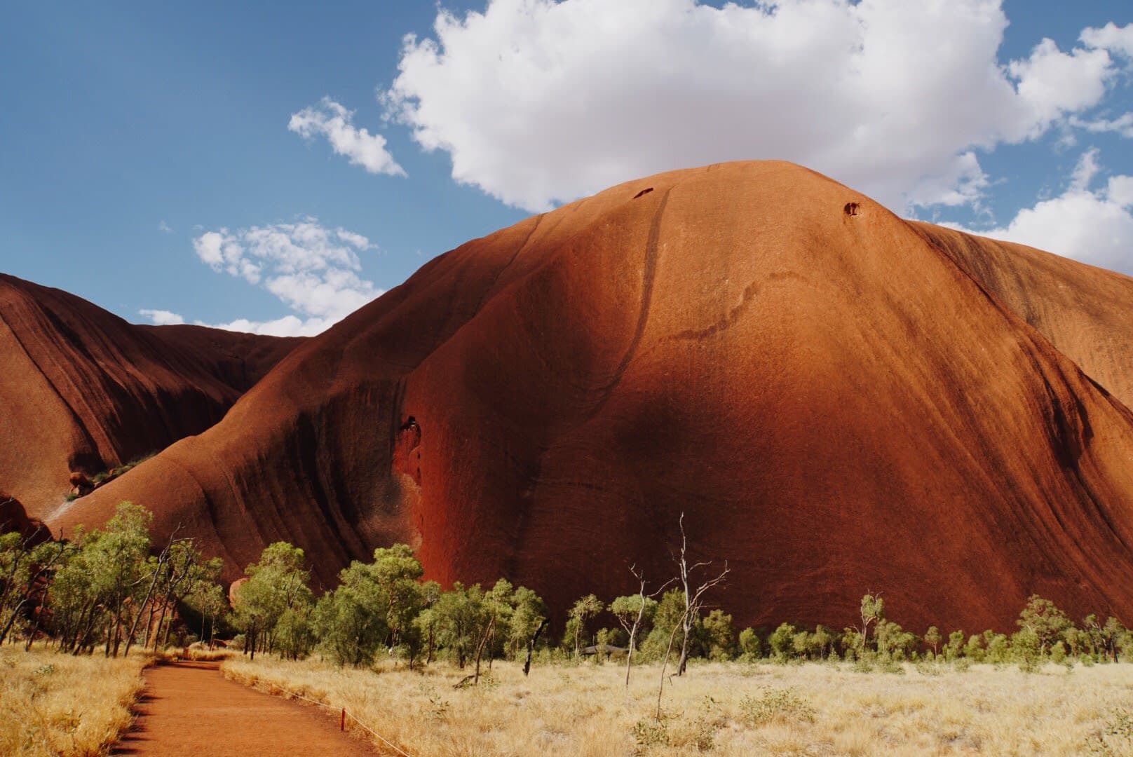 Beautiful view of Uluru Base