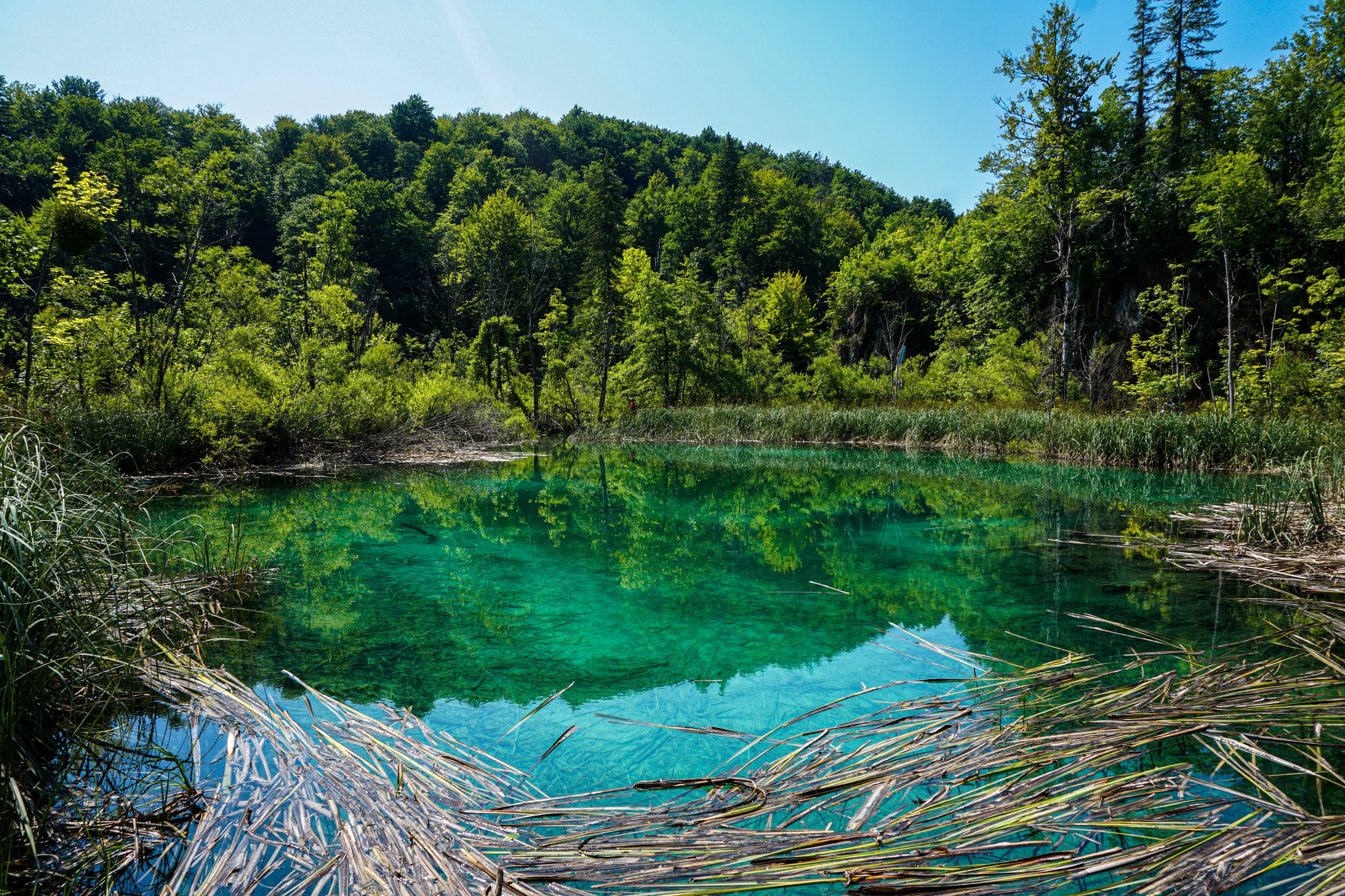 Beautiful view of Plitvice Lakes National Park