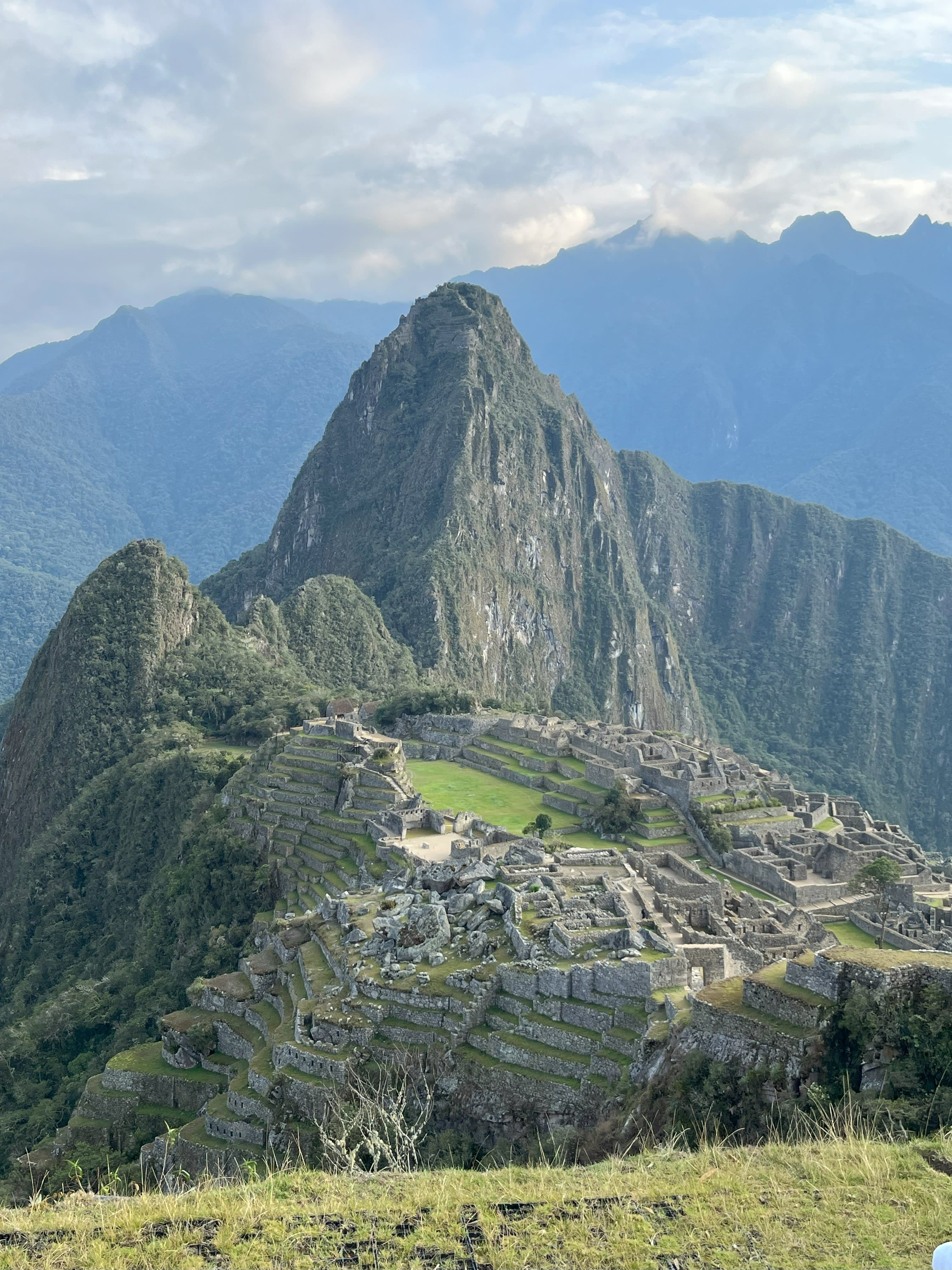 View of the Historic Sanctuary of Machu Picchu