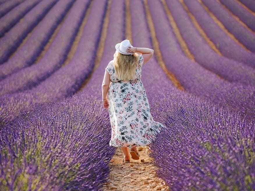 Picture of Erin in Lavender field
