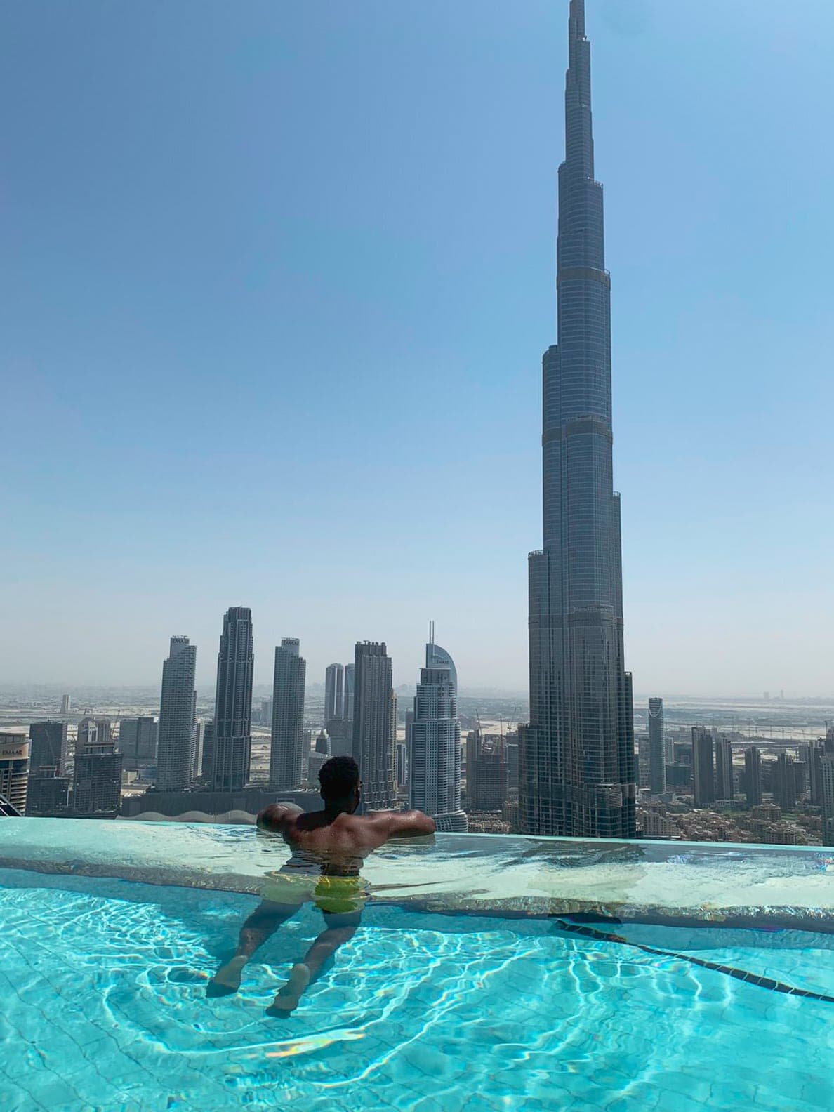 Beautiful view of Burj Khalifa