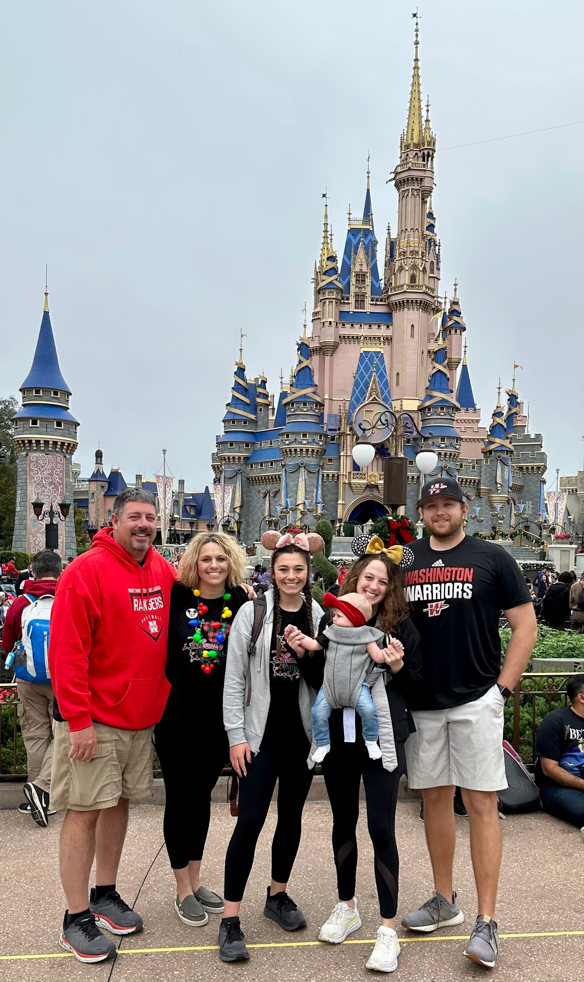 Melissa visiting disneyland