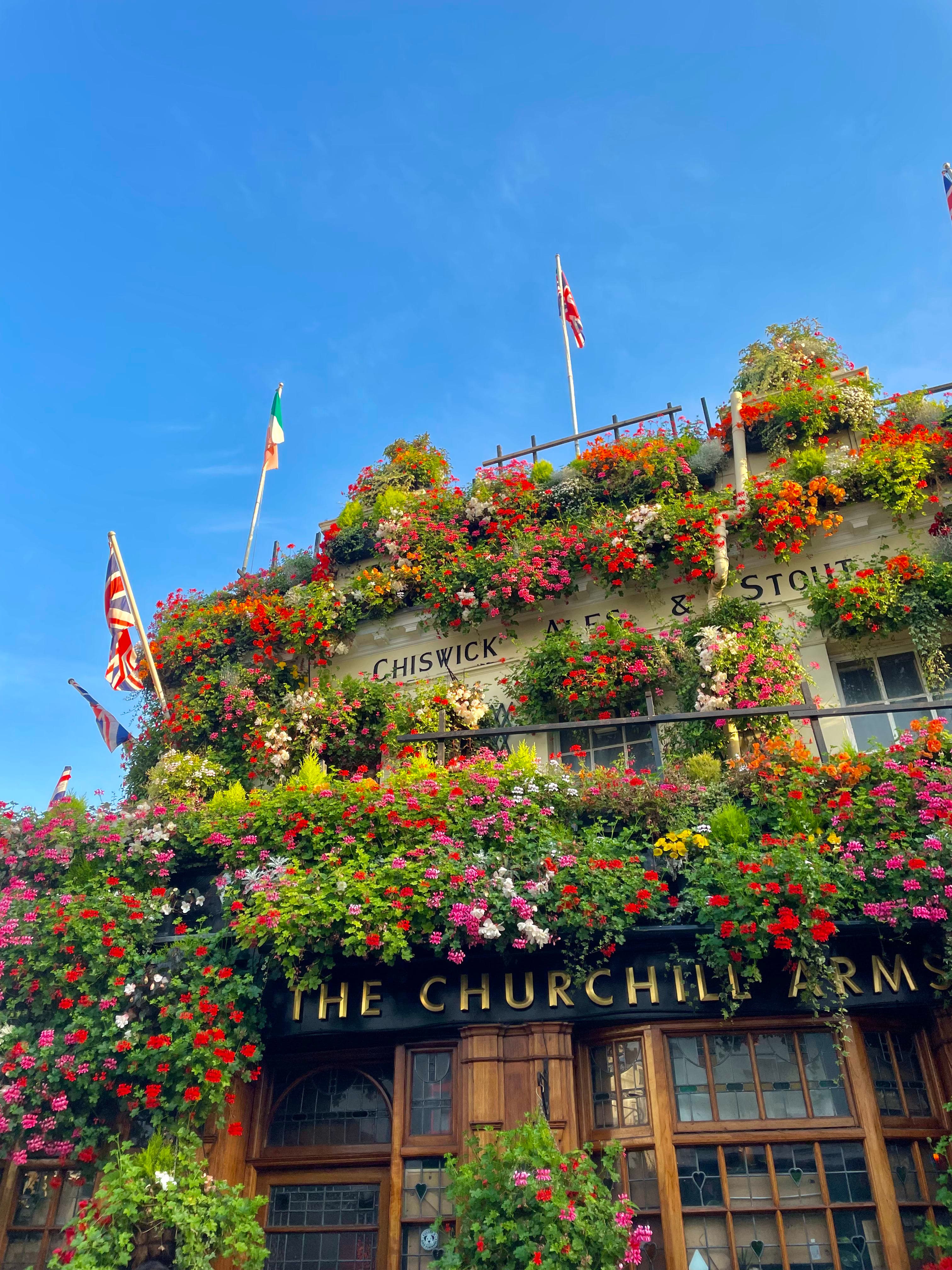 Building of The Churchill Arms, Kensington