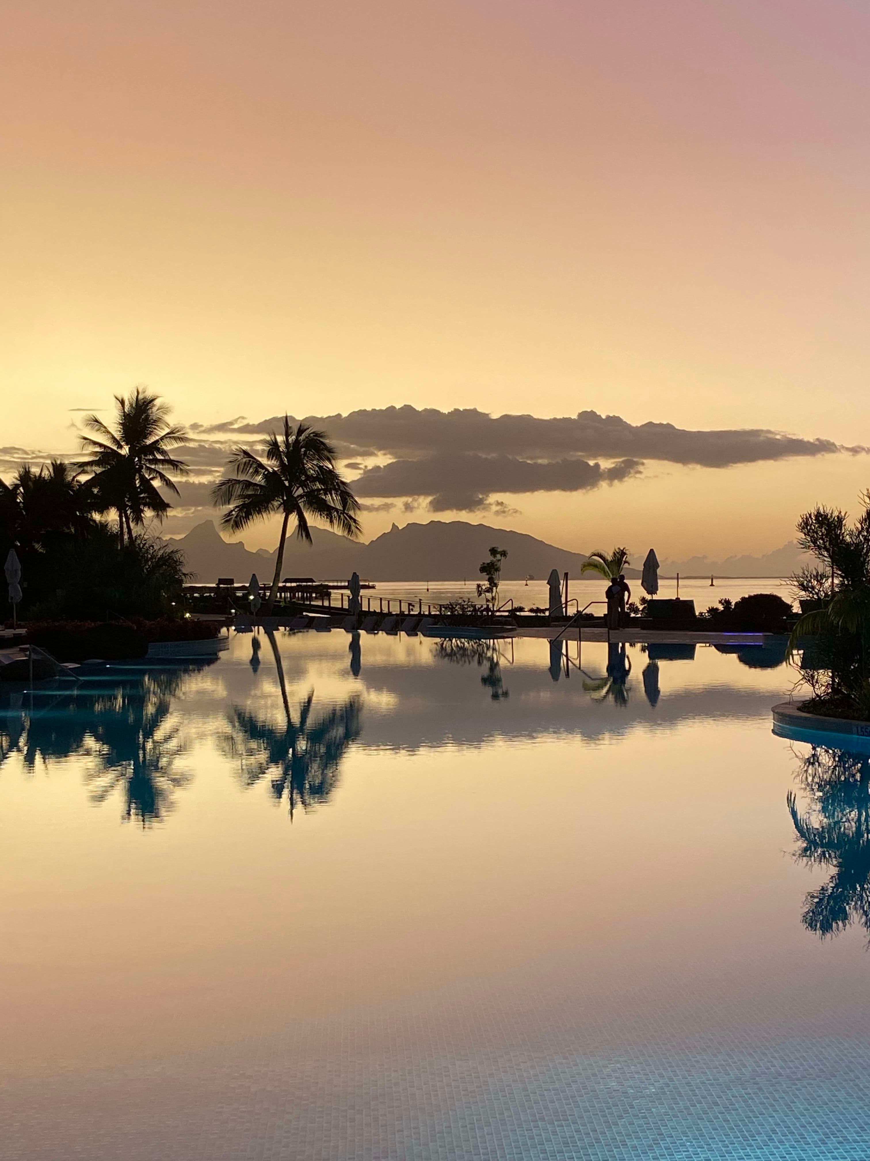 Beautiful view of sunset